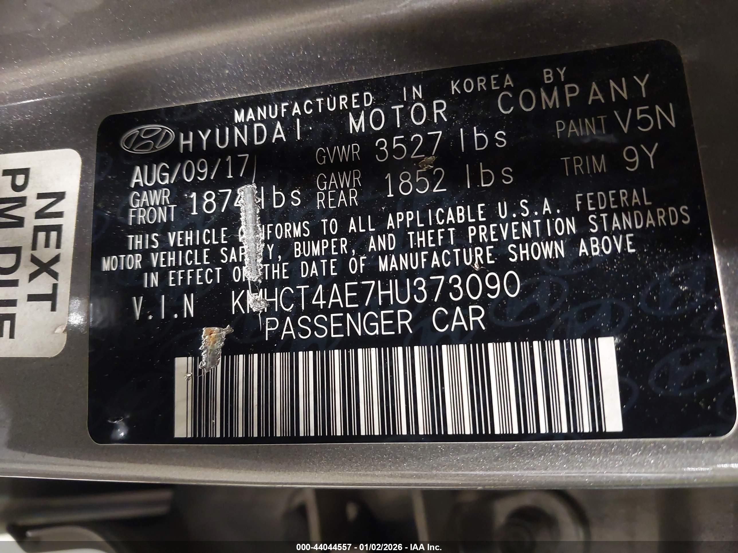 HYUNDAI ACCENT image 9
