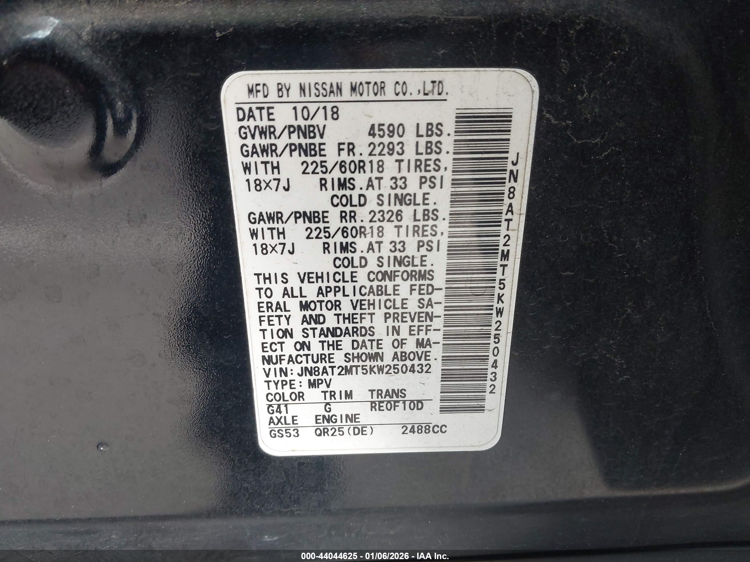 NISSAN ROGUE image 9