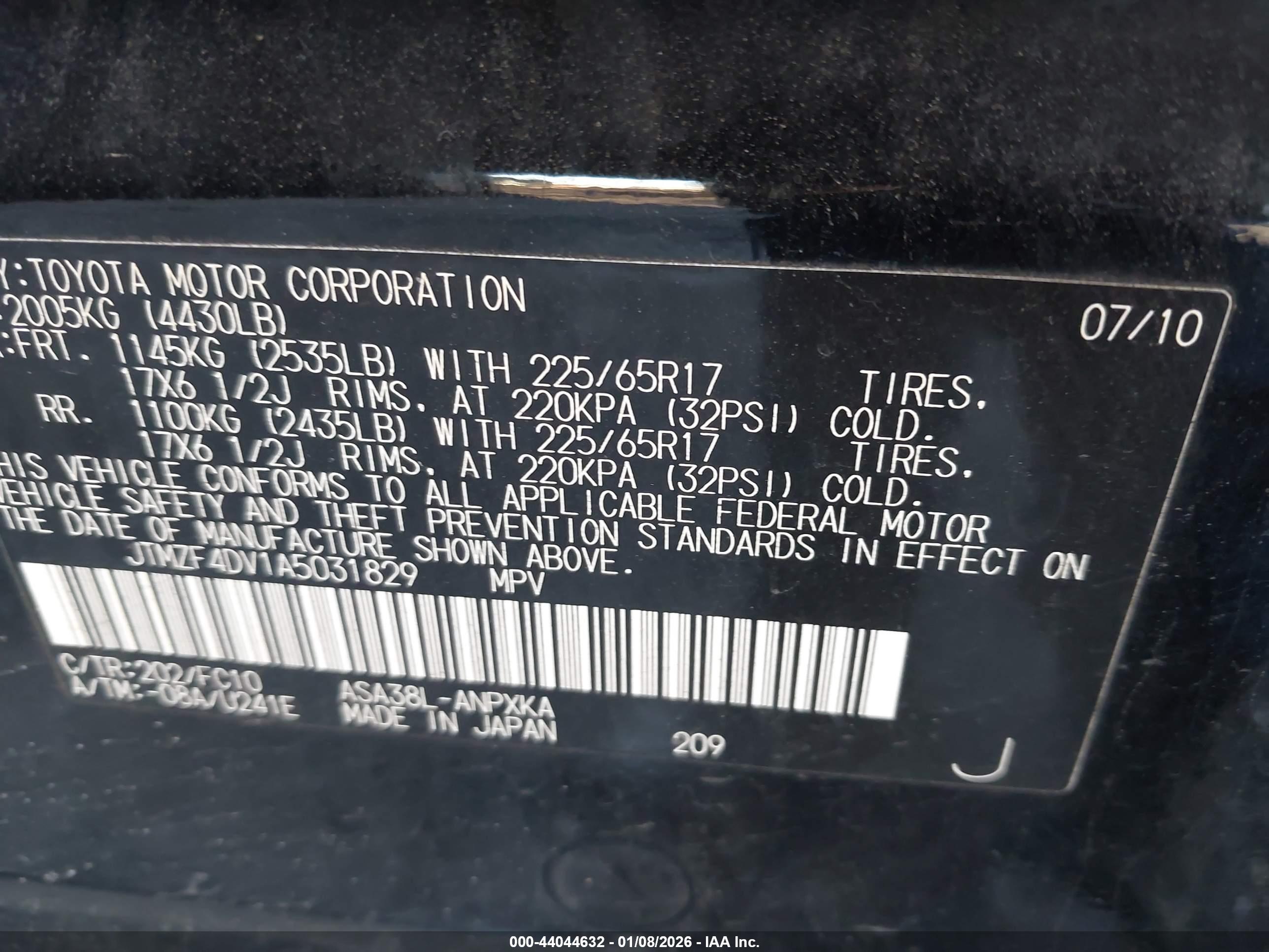 TOYOTA RAV4 image 9