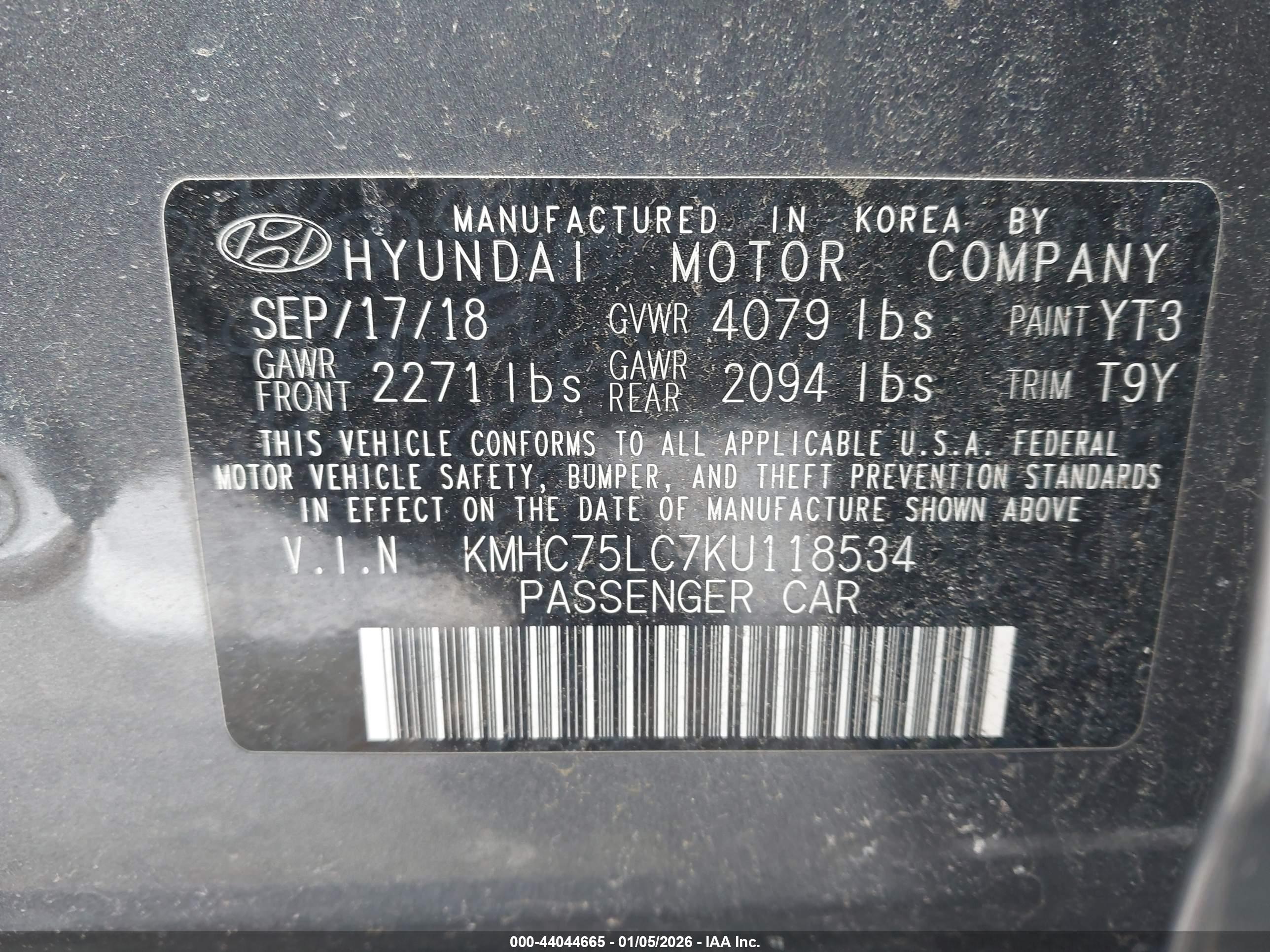 HYUNDAI IONIQ image 9