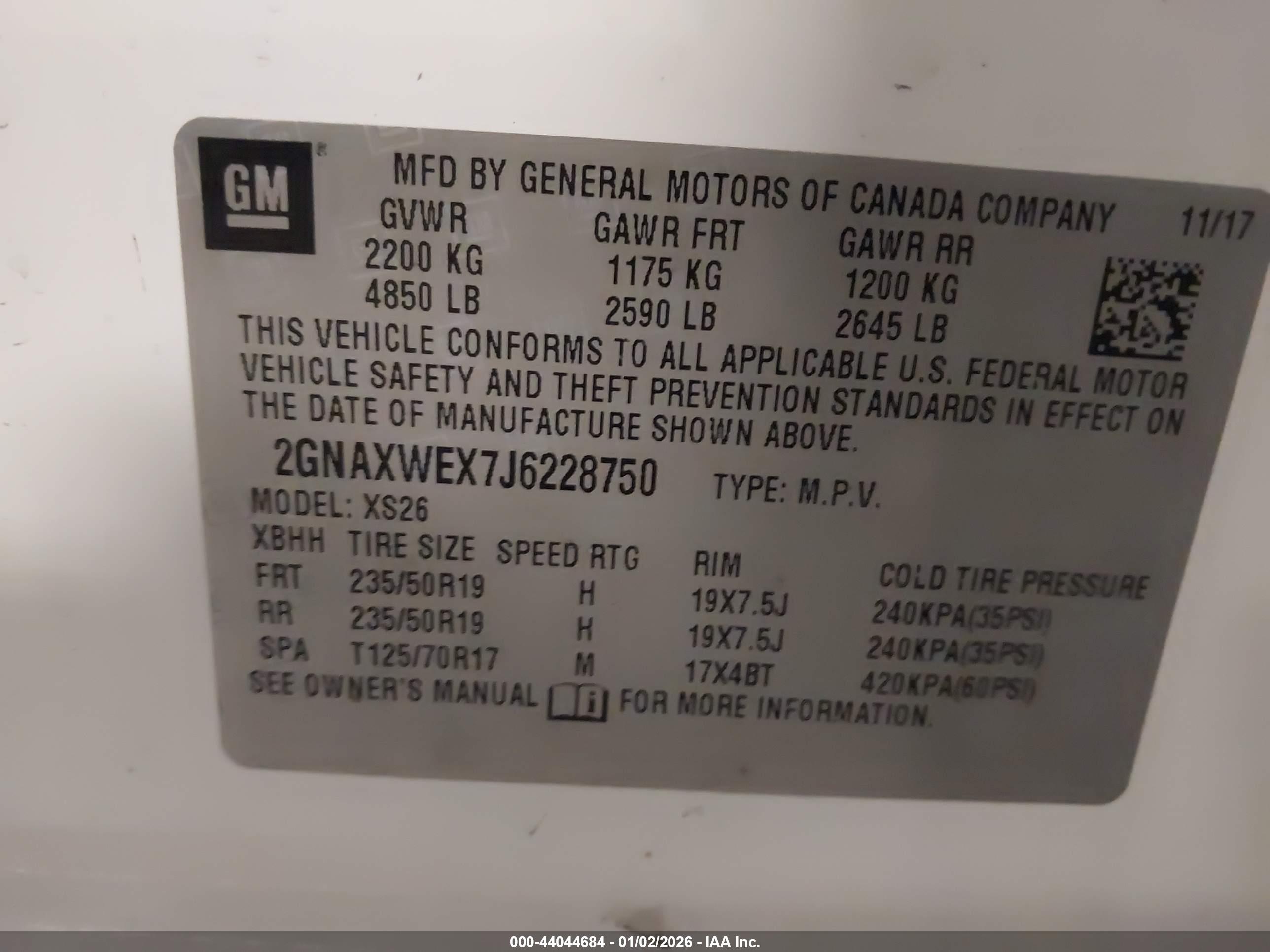 CHEVROLET EQUINOX image 9