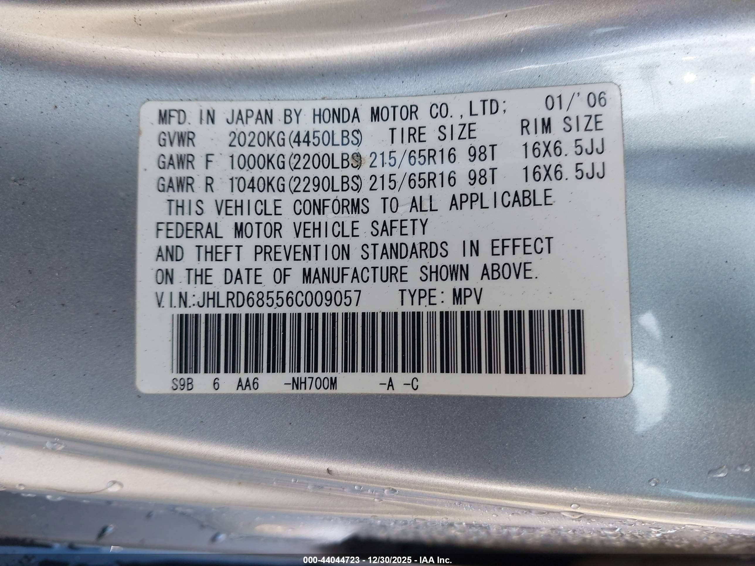 HONDA CR-V image 9