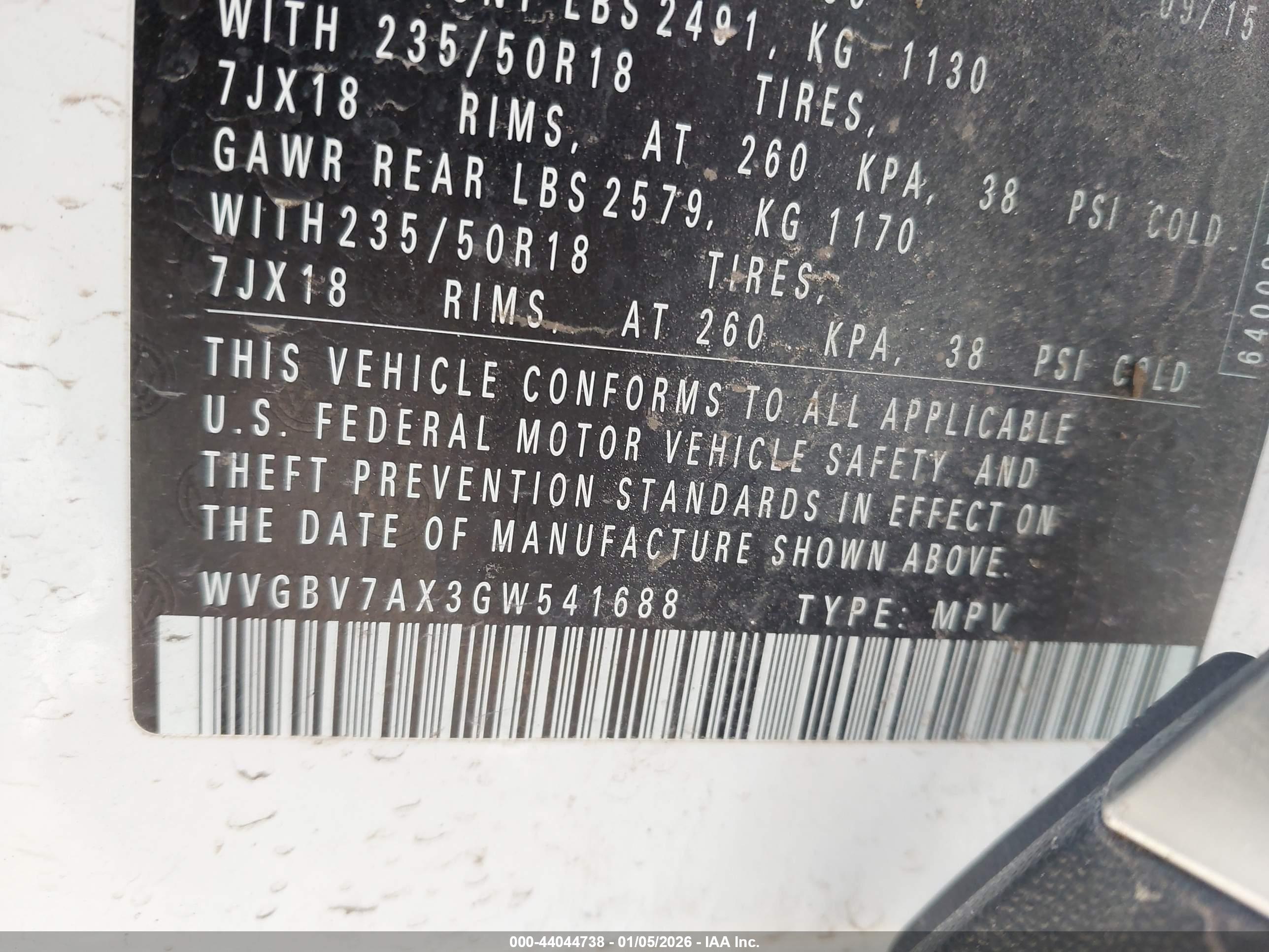VOLKSWAGEN TIGUAN image 9