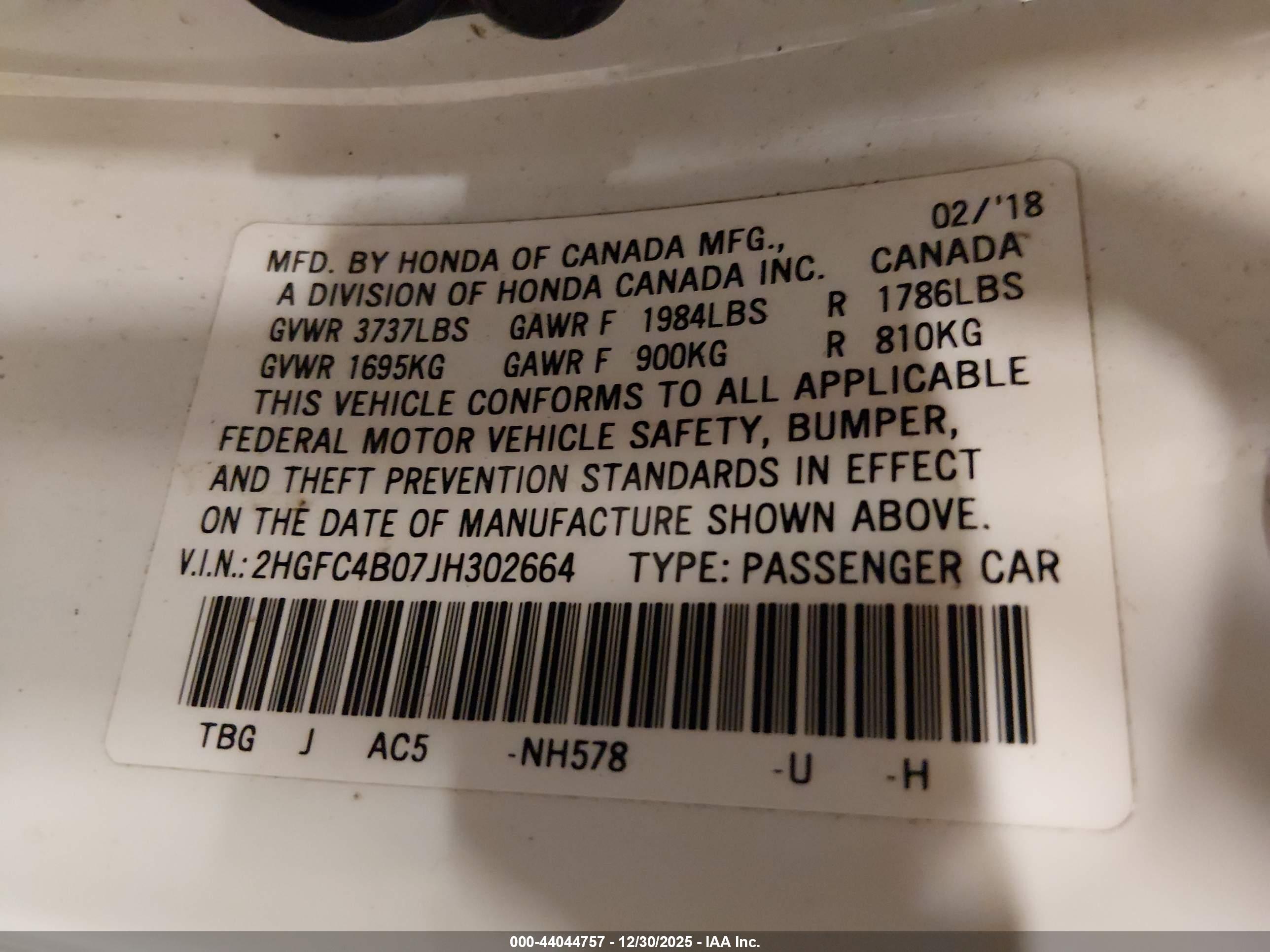 HONDA CIVIC image 9