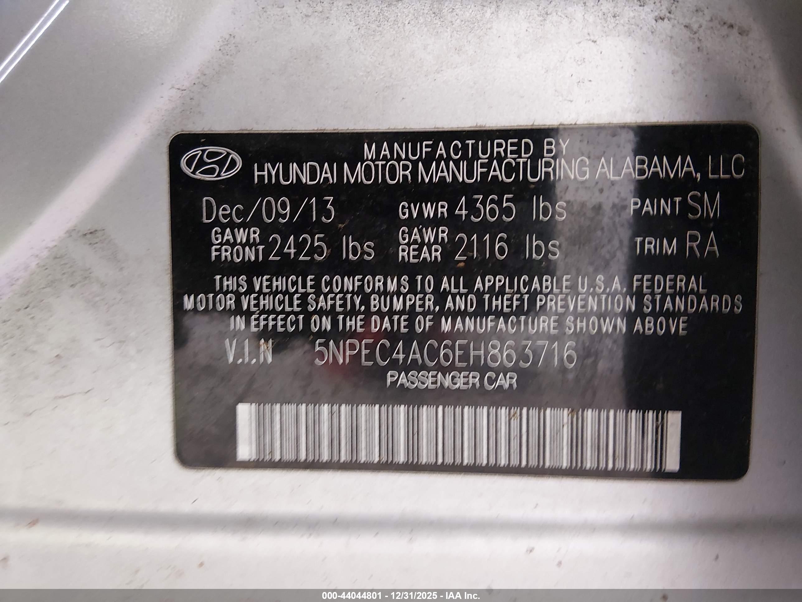 HYUNDAI SONATA image 9