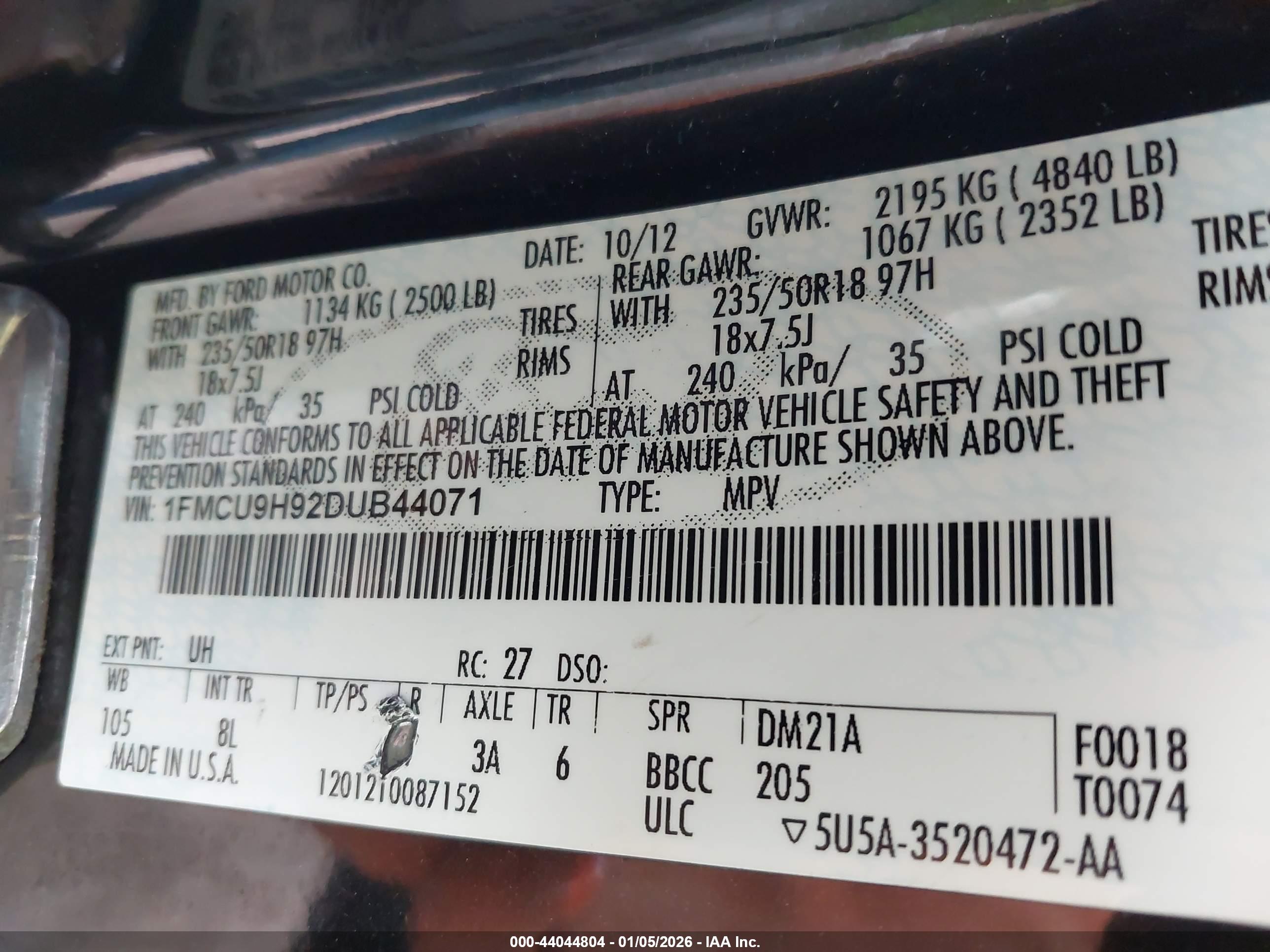 FORD ESCAPE image 9