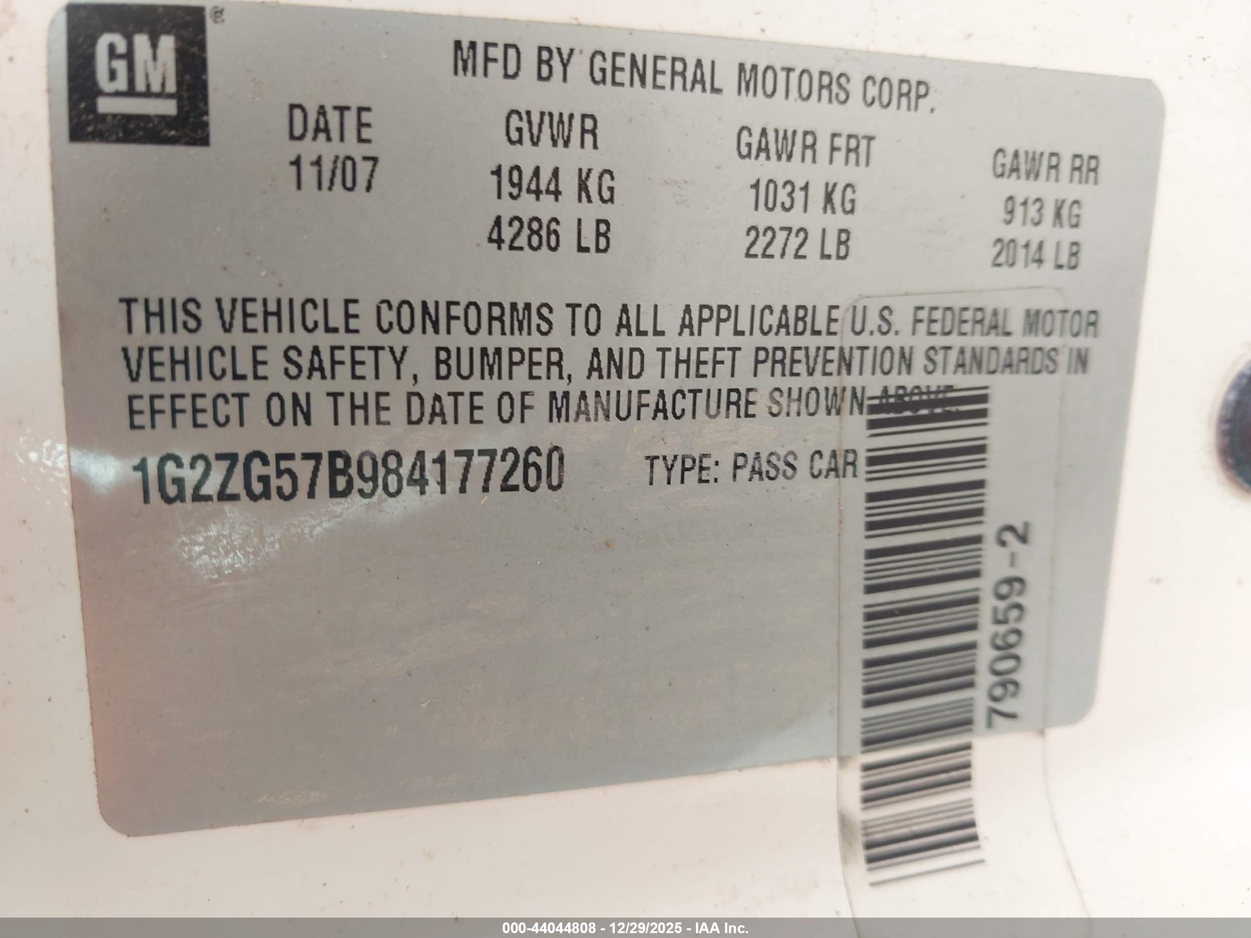 PONTIAC G6 image 9