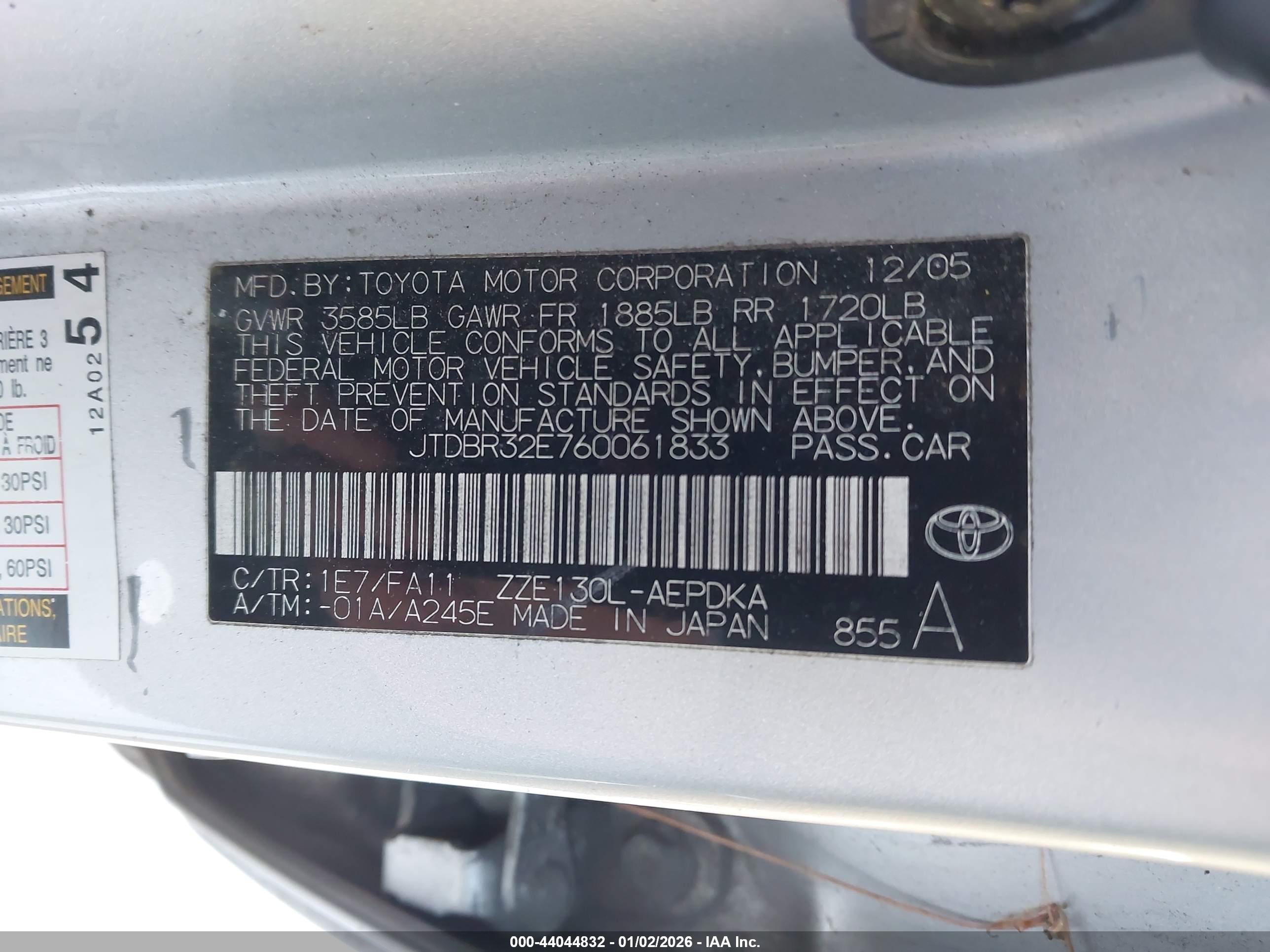 TOYOTA COROLLA image 9