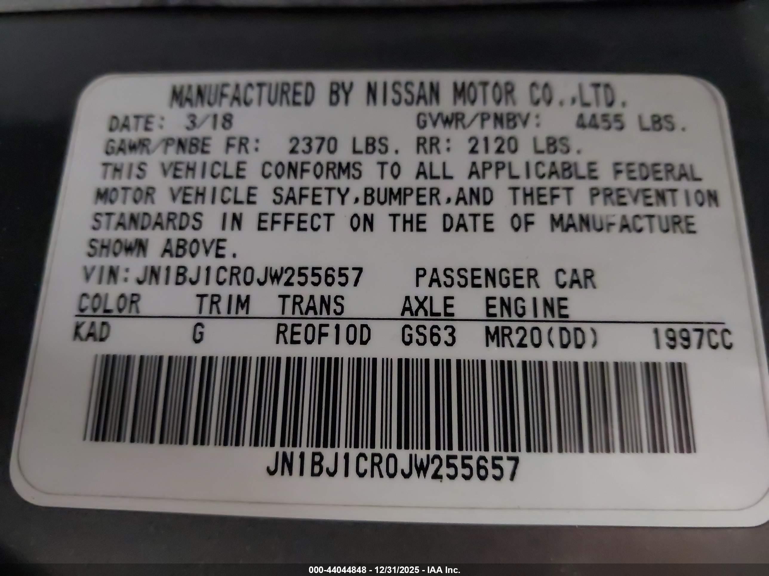 NISSAN ROGUE image 9