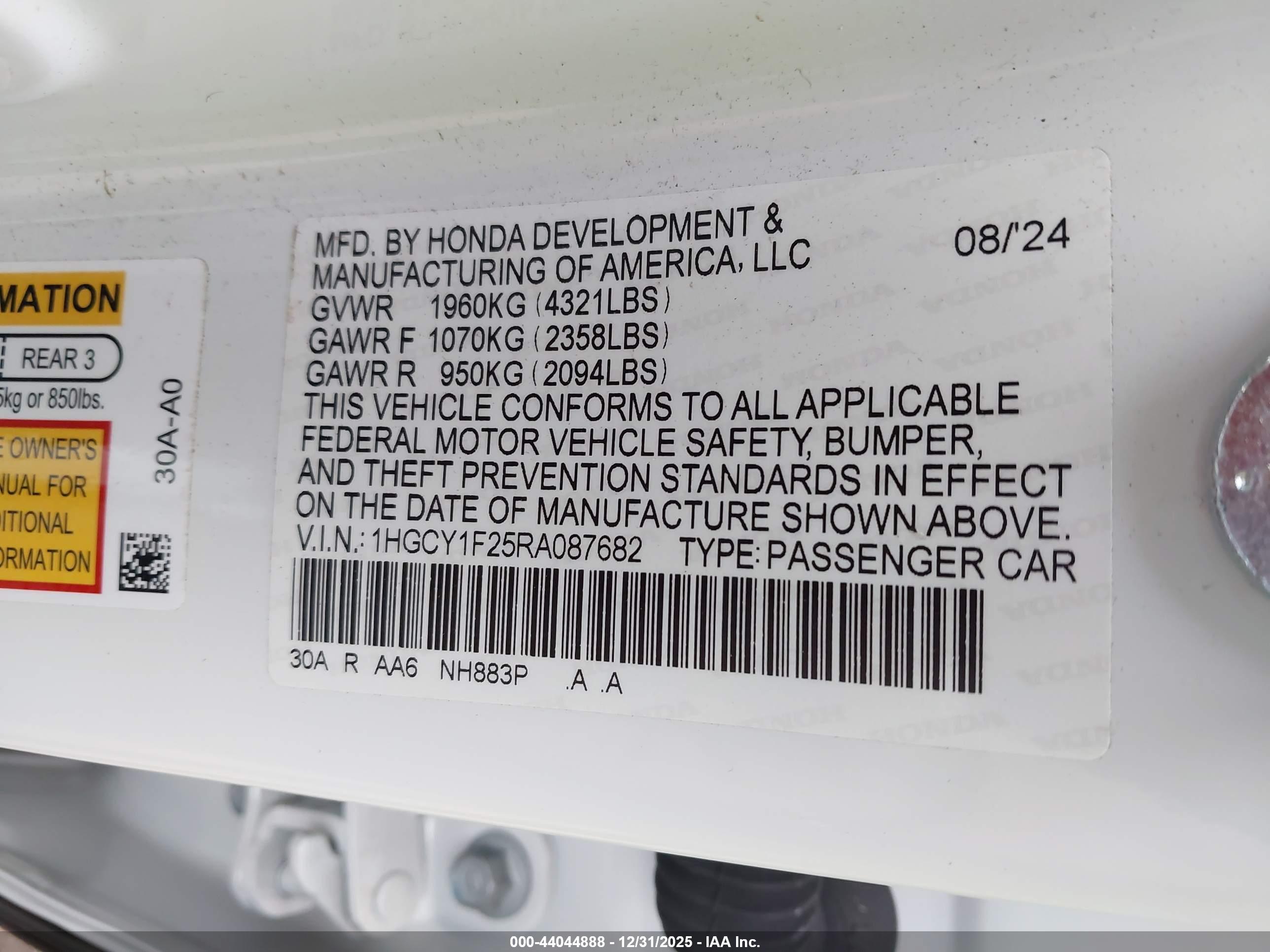 HONDA ACCORD image 9