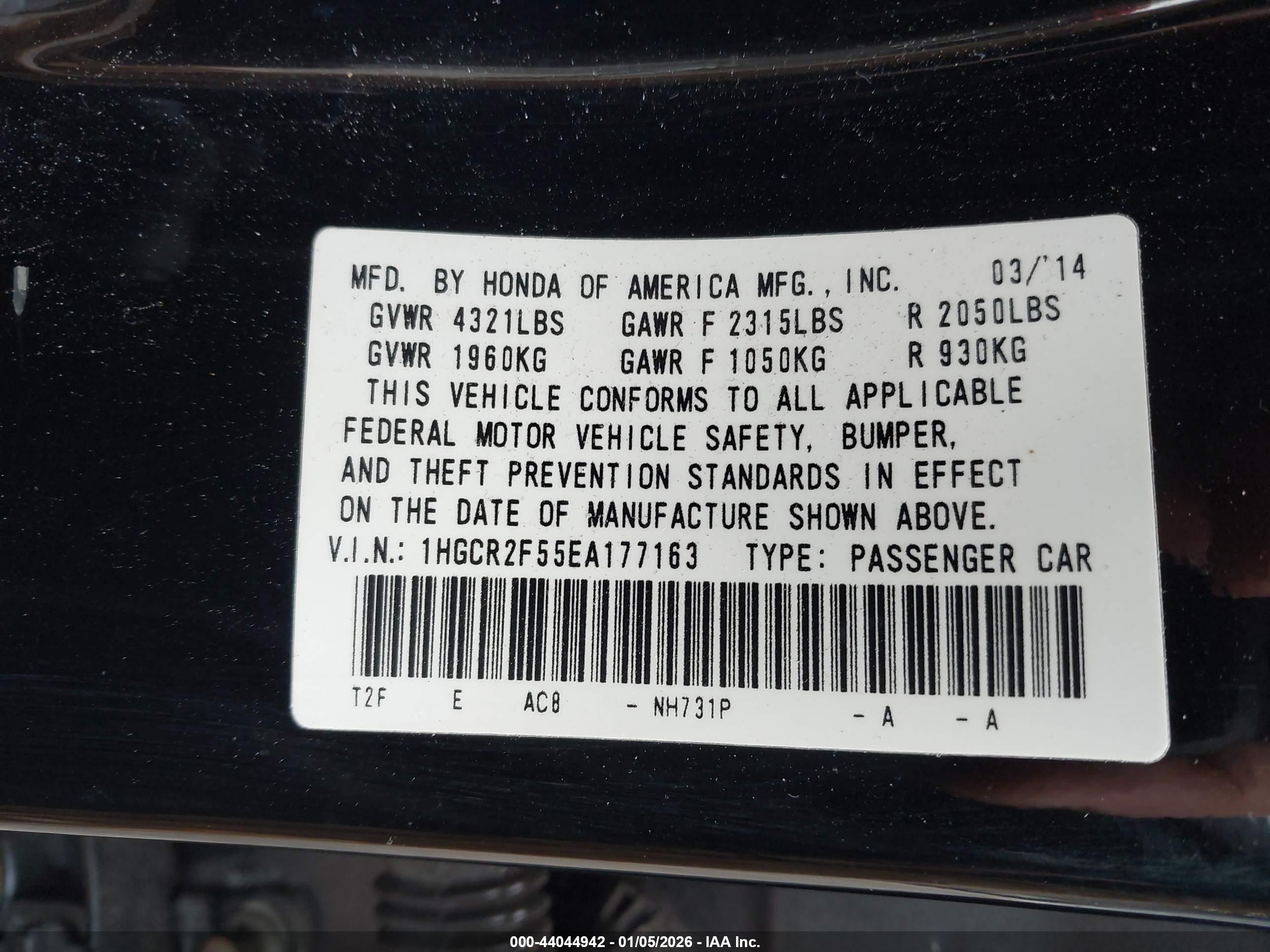 HONDA ACCORD image 9