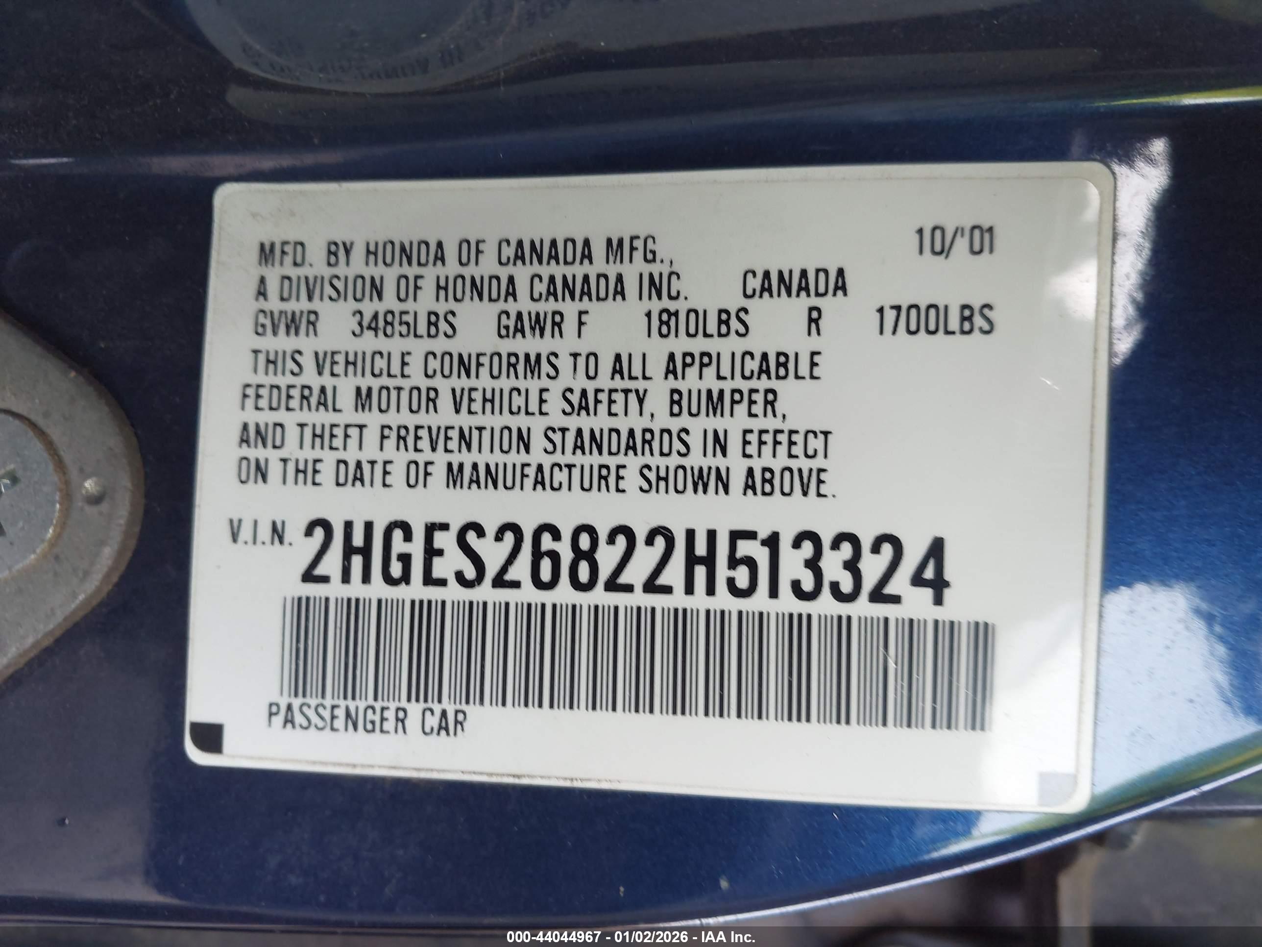 HONDA CIVIC image 9