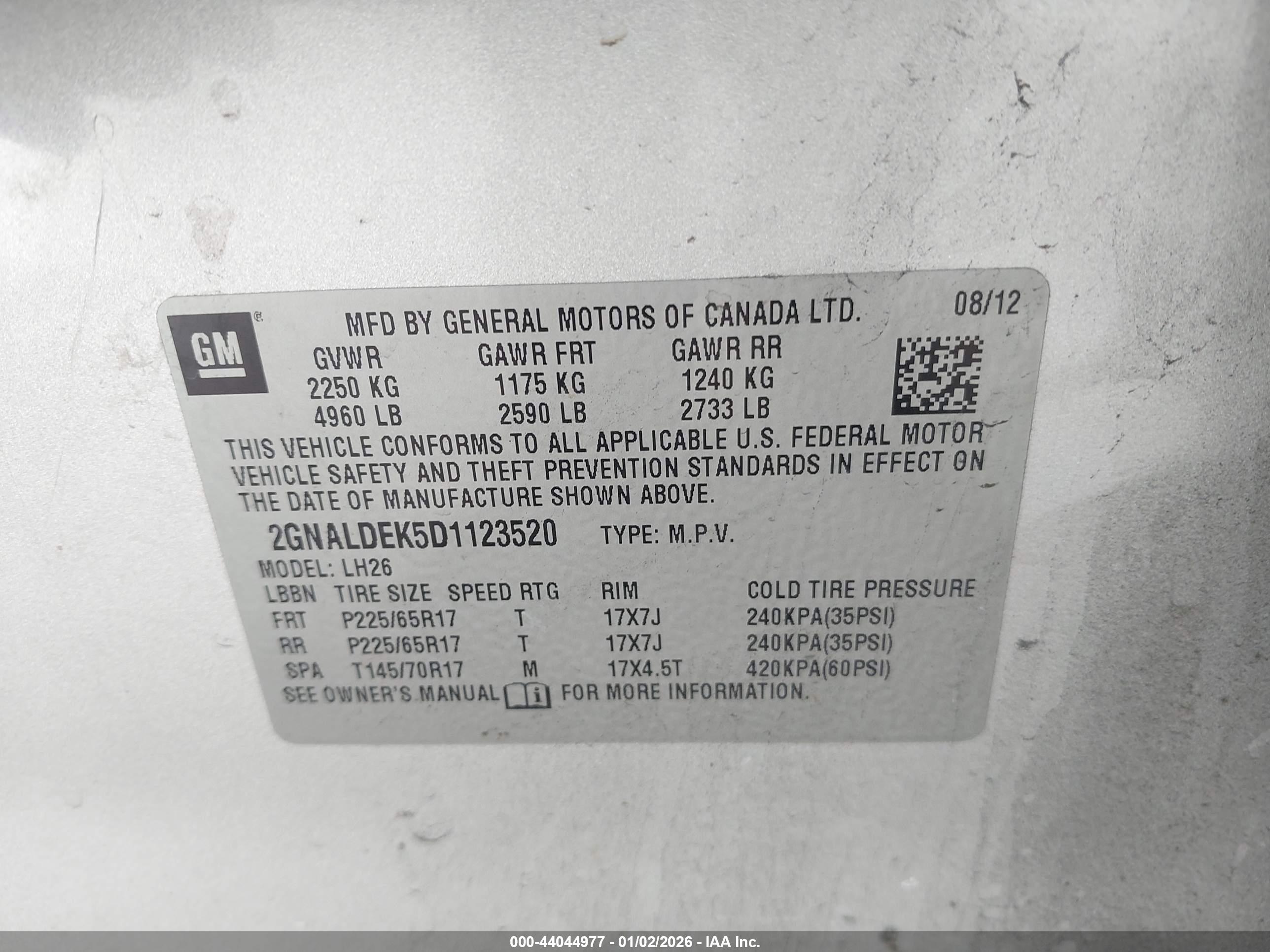 CHEVROLET EQUINOX image 9