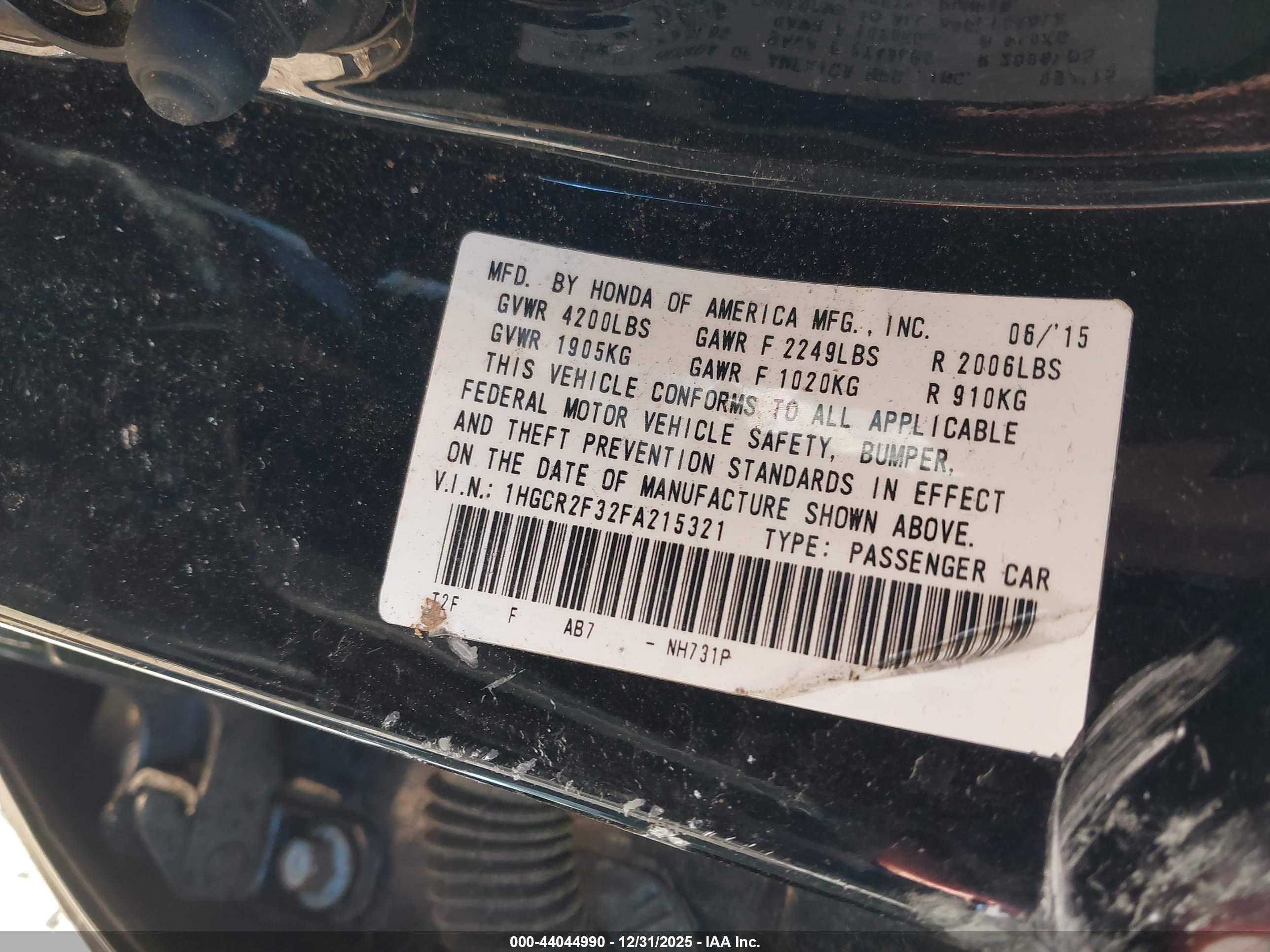 HONDA ACCORD image 9