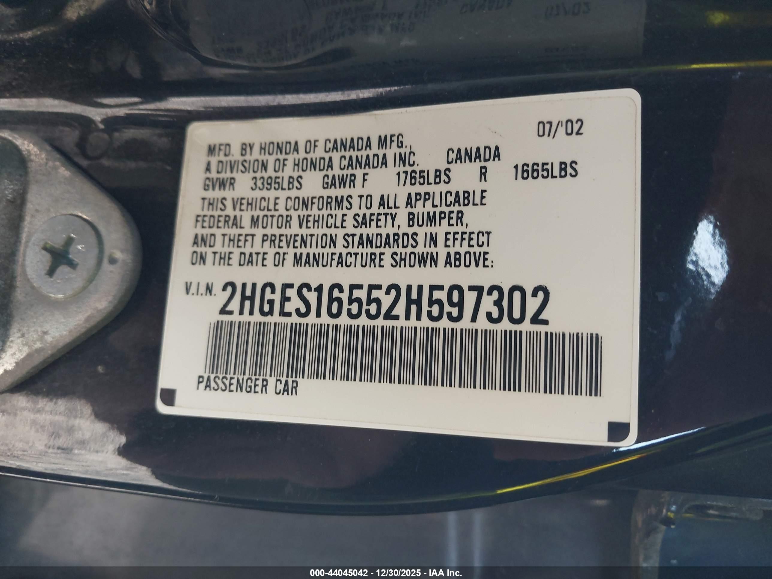HONDA CIVIC image 9