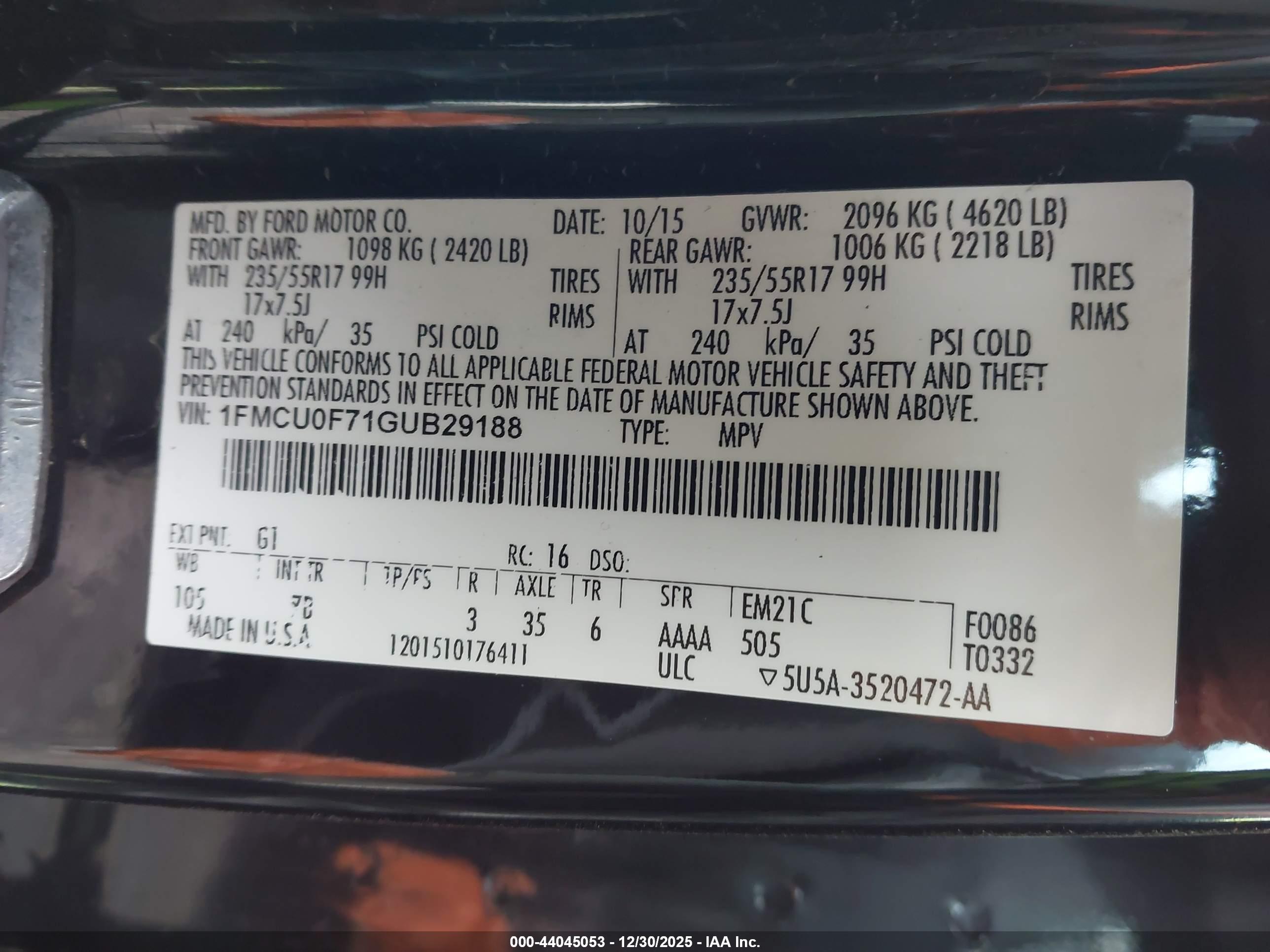 FORD ESCAPE image 9