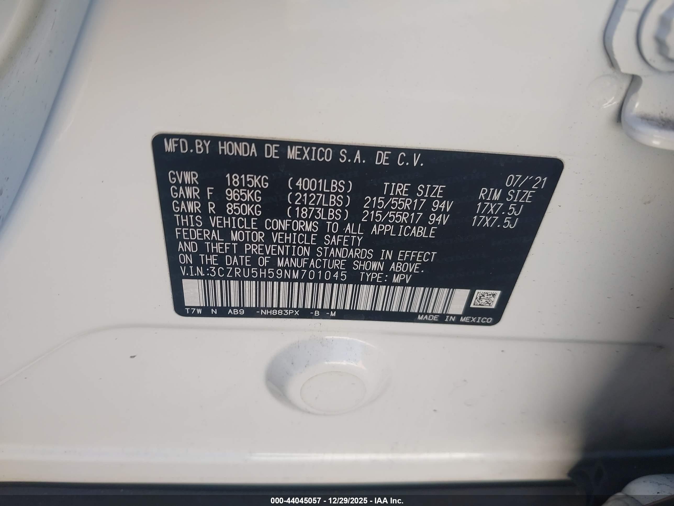 HONDA HR-V image 9