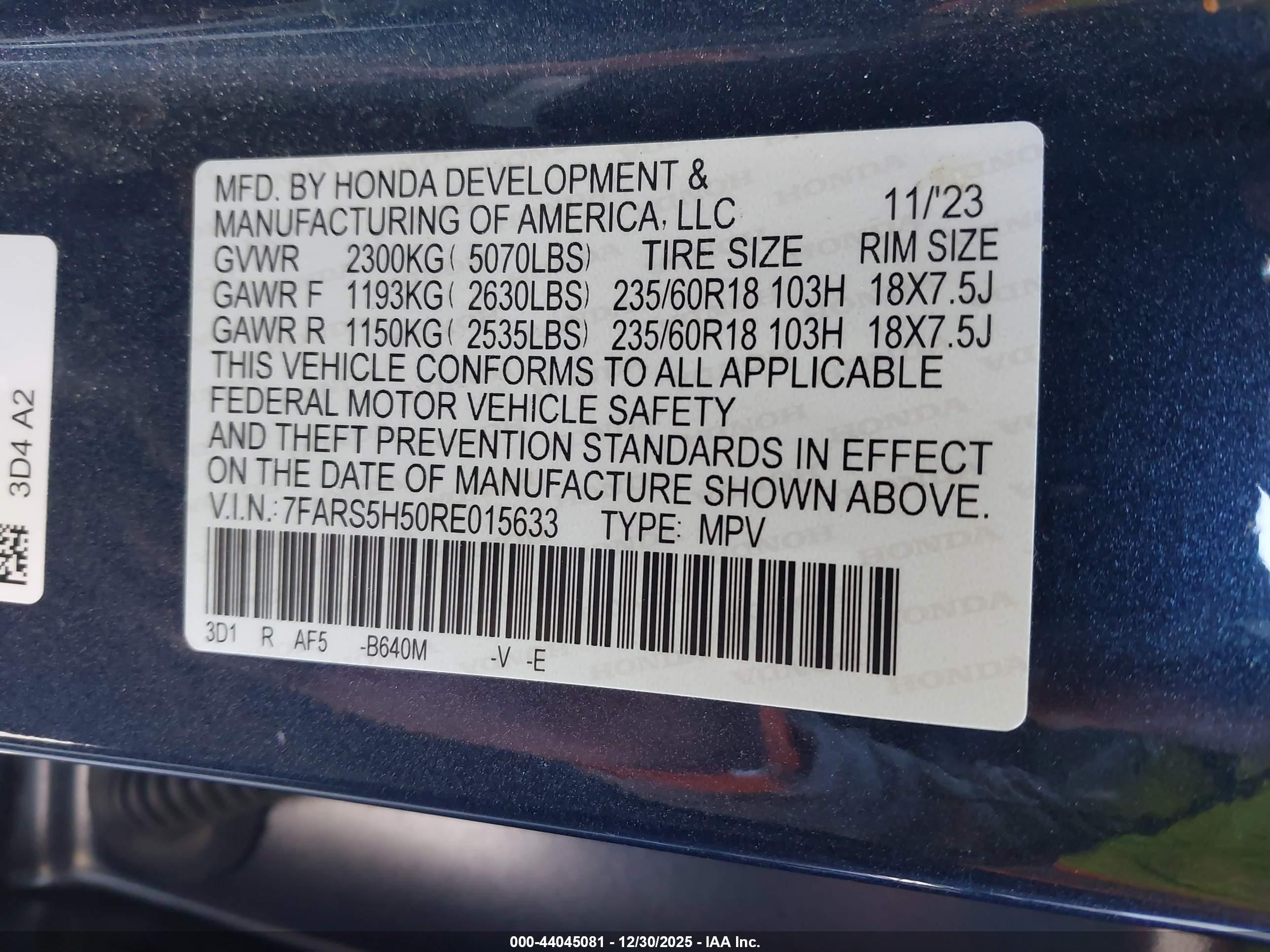 HONDA CR-V image 9
