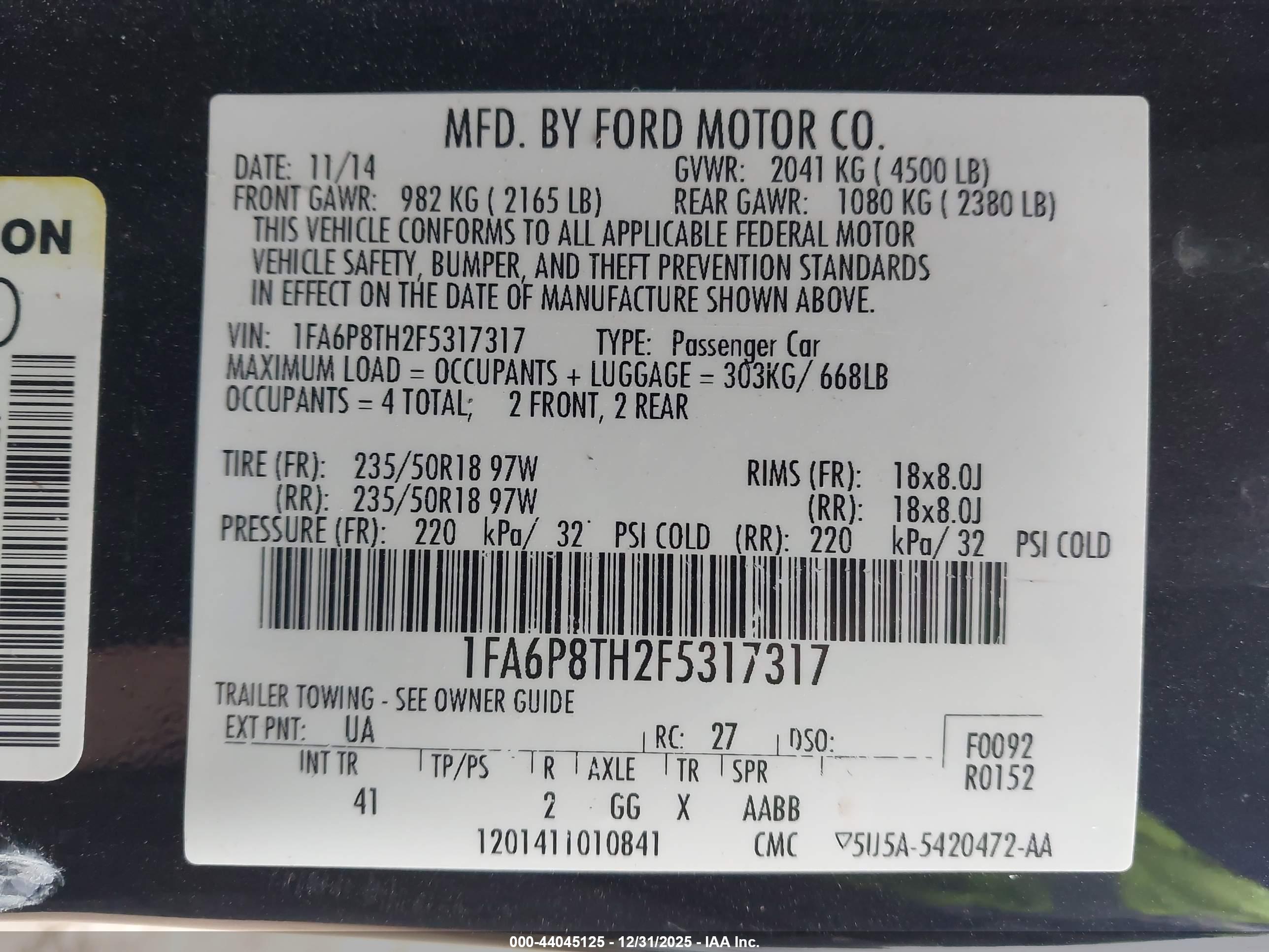 FORD MUSTANG image 9