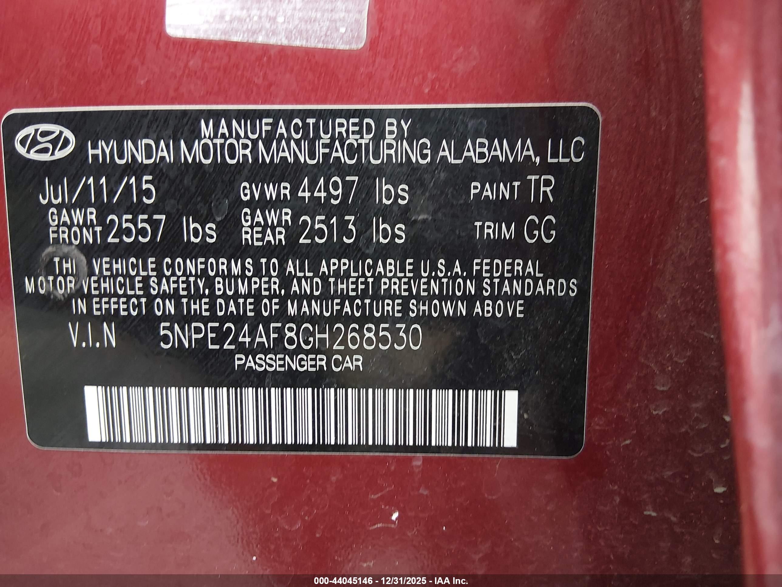 HYUNDAI SONATA image 9