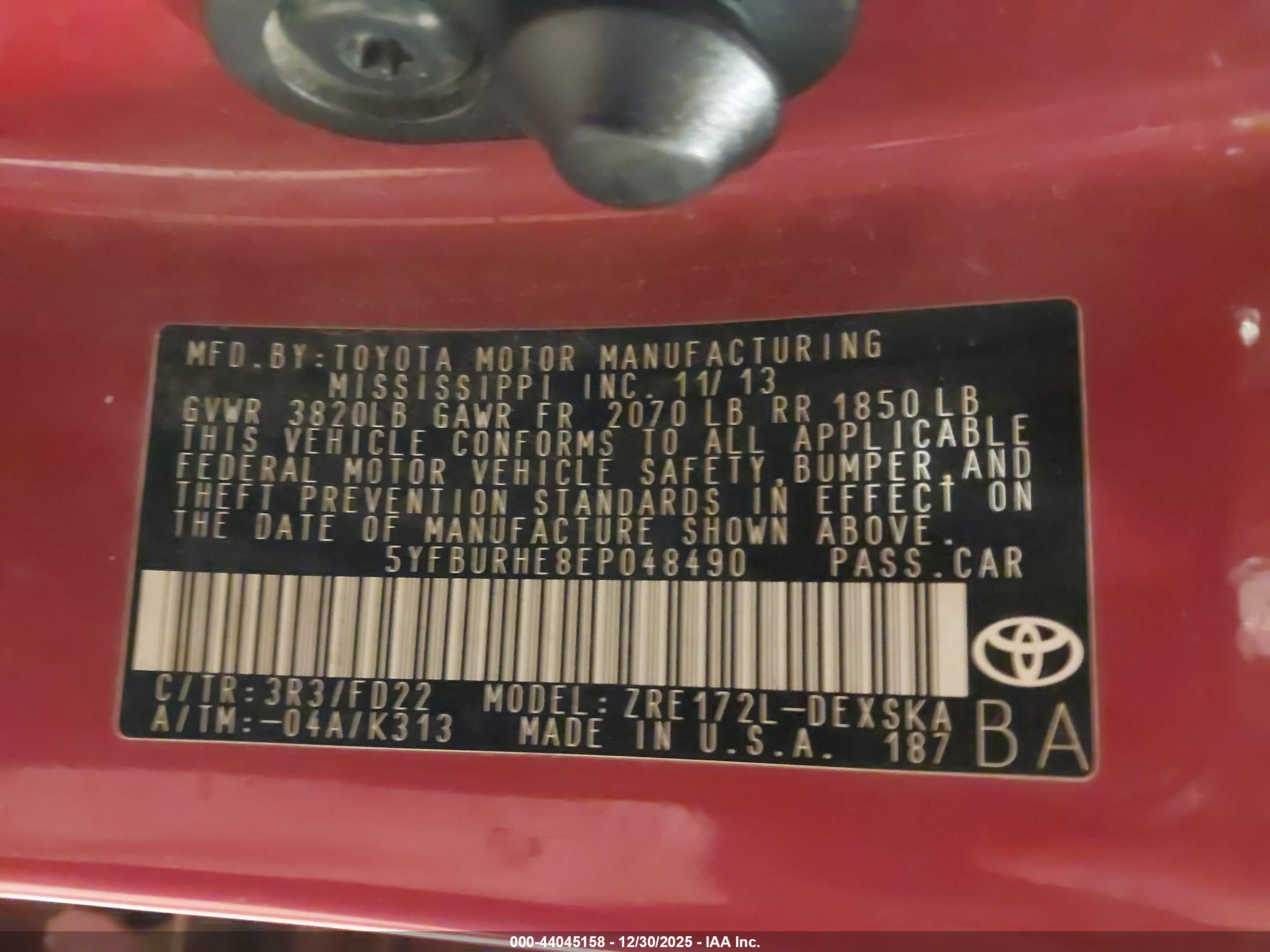 TOYOTA COROLLA image 9