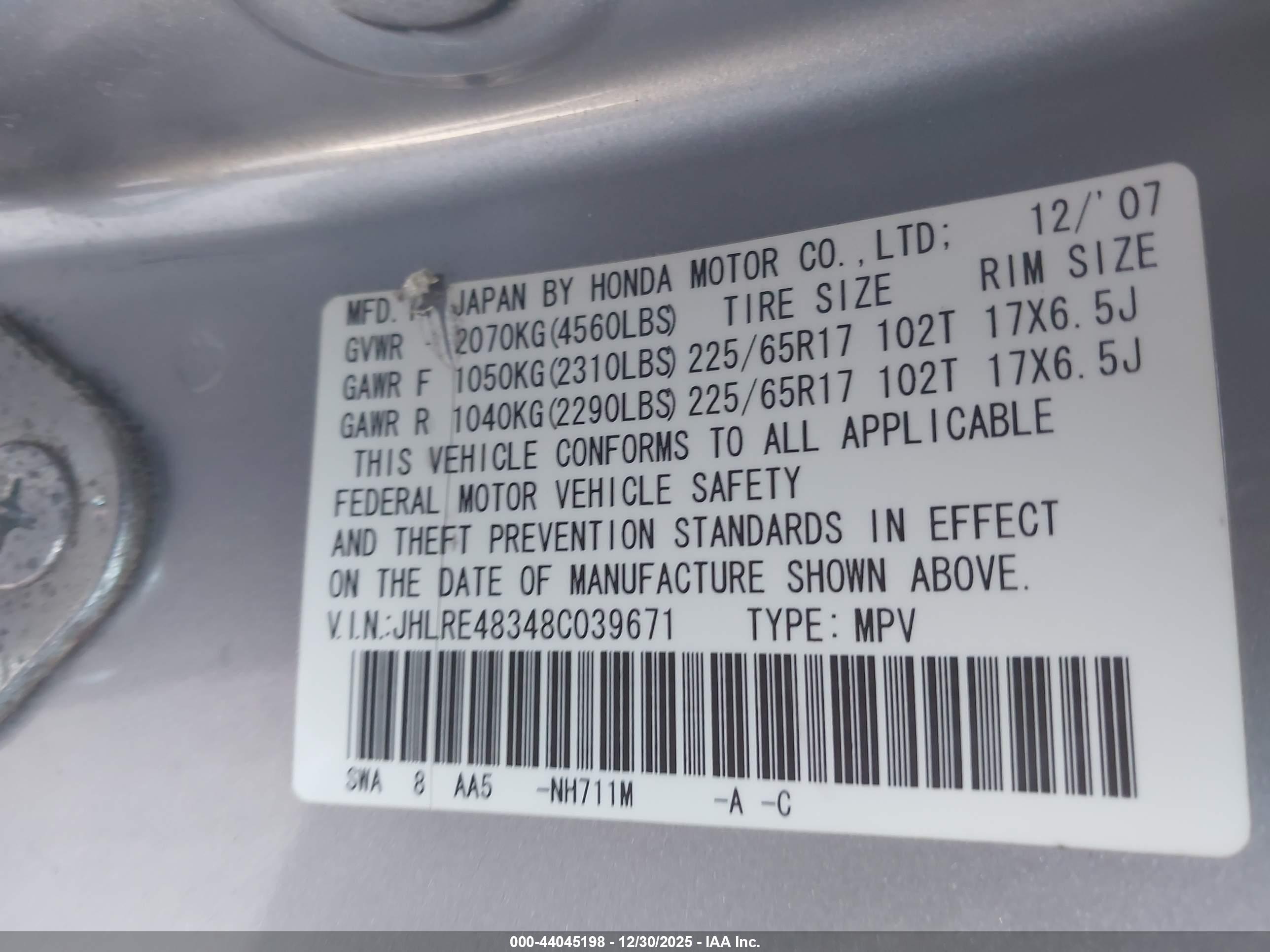 HONDA CR-V image 9