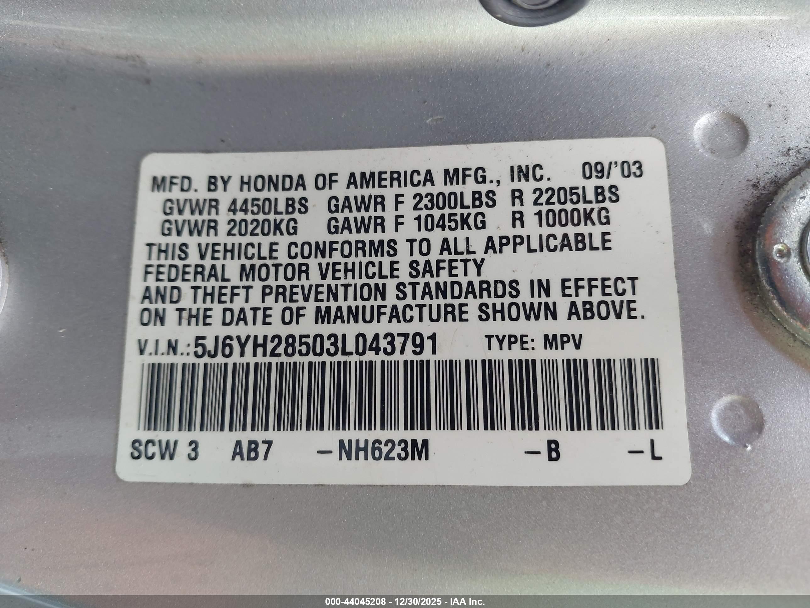 HONDA ELEMENT image 9