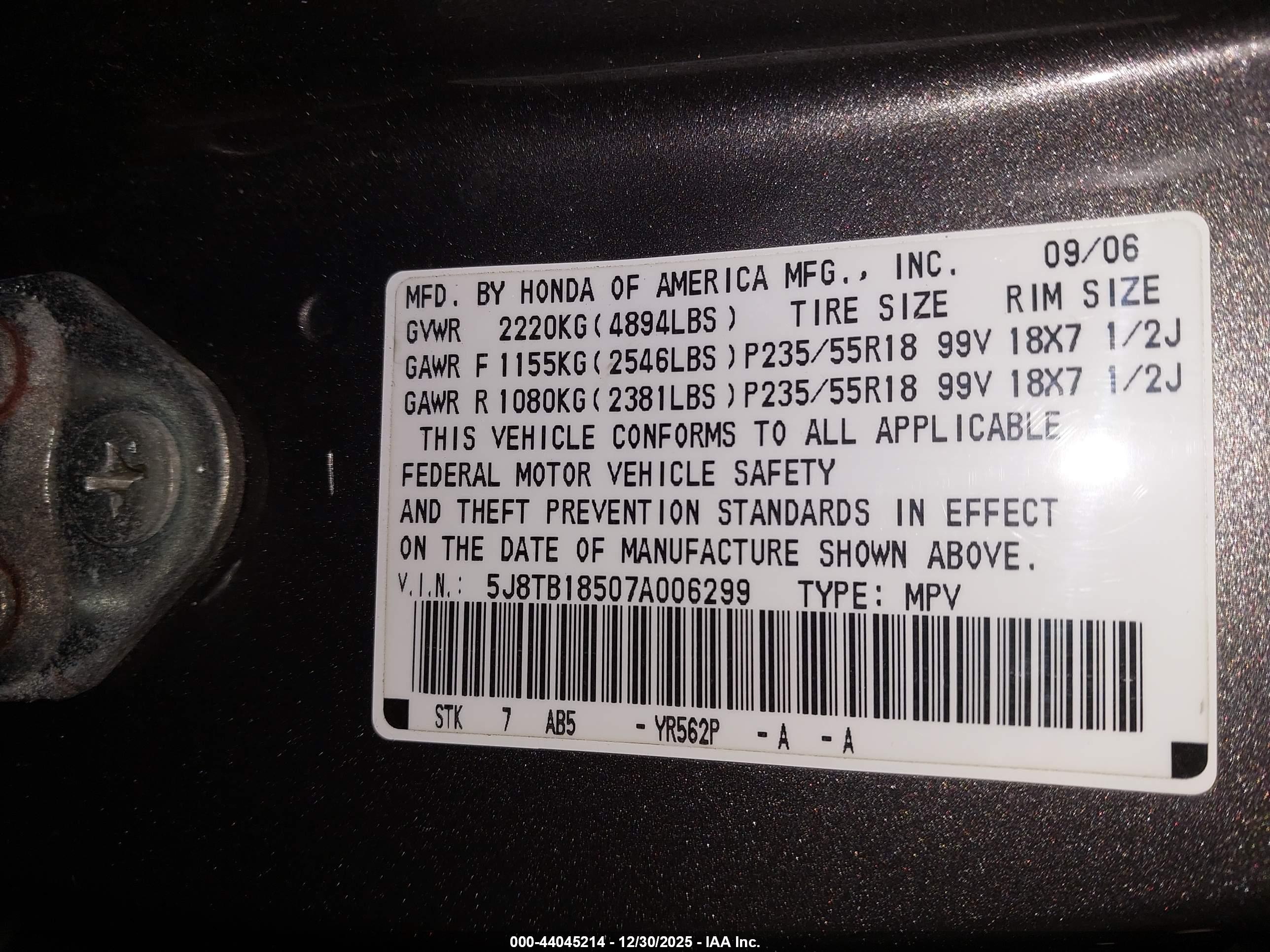 ACURA RDX image 9