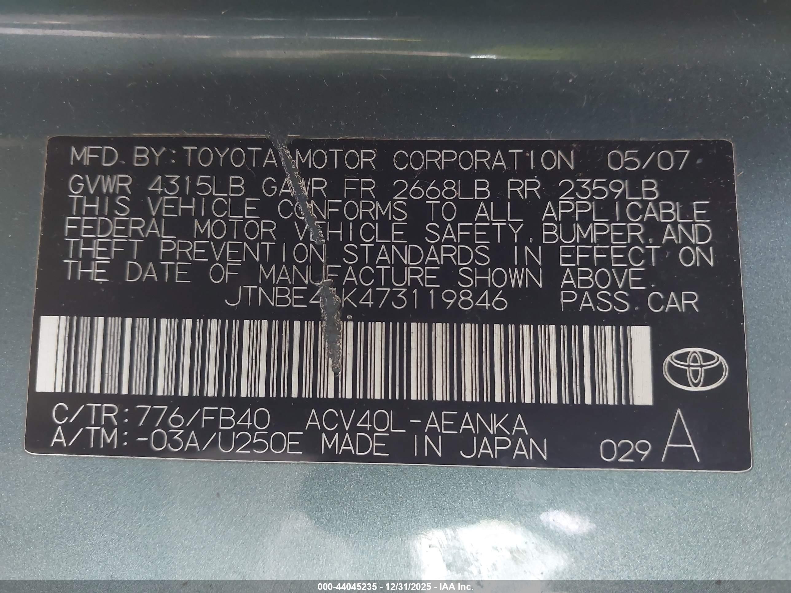 TOYOTA CAMRY image 9