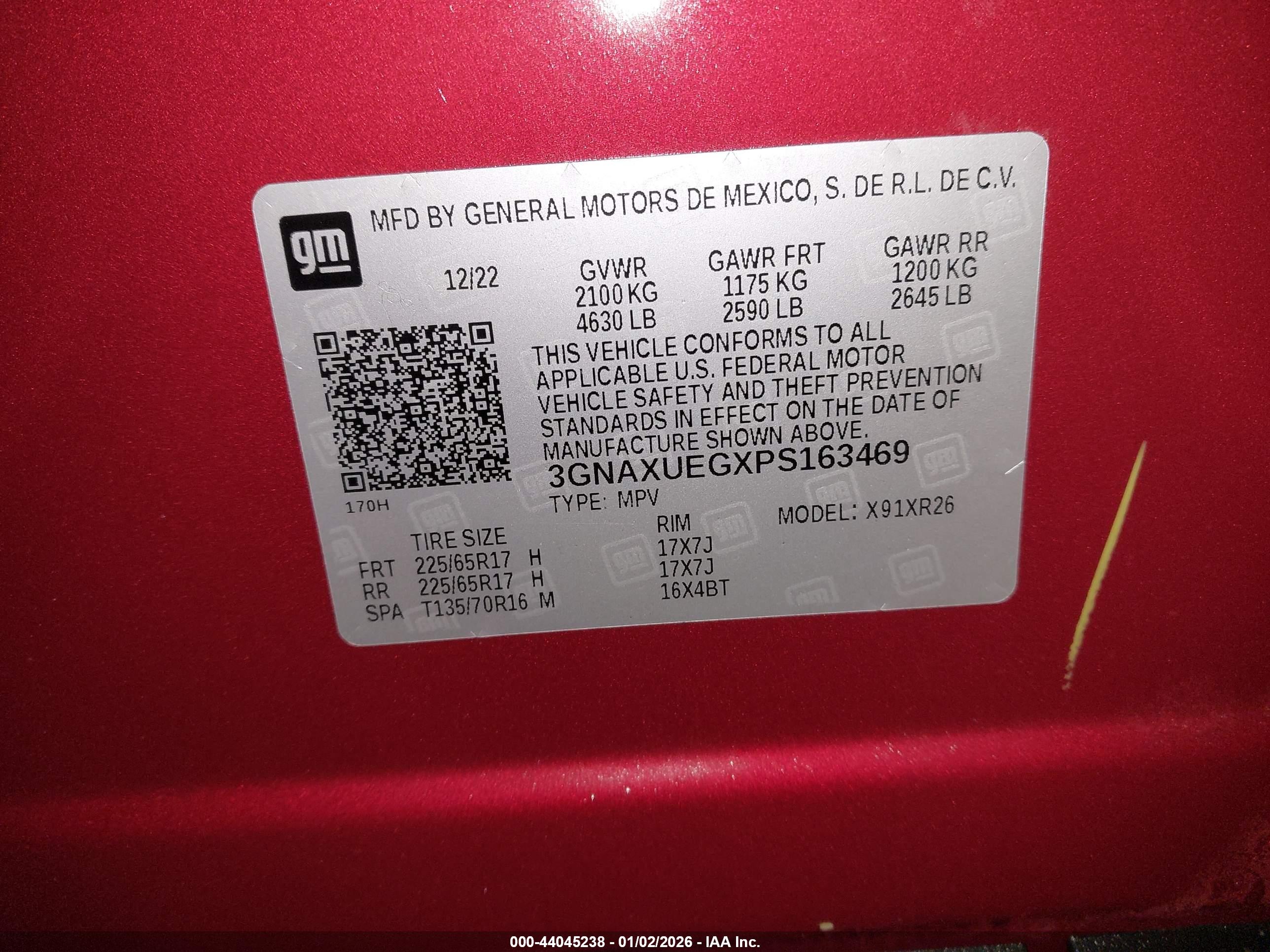 CHEVROLET EQUINOX image 9