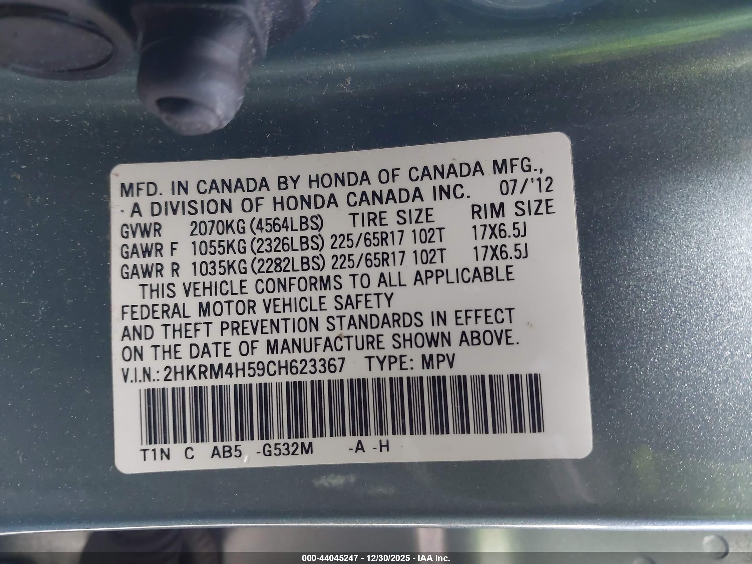 HONDA CR-V image 9