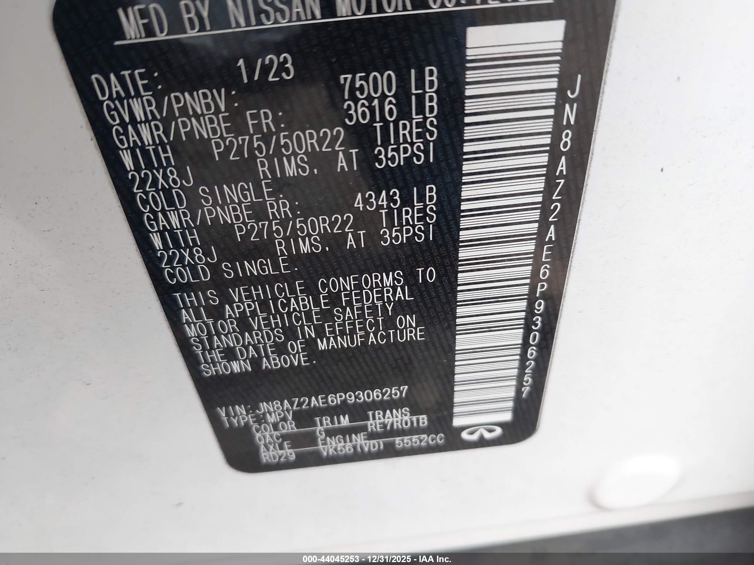 INFINITI QX80 image 9