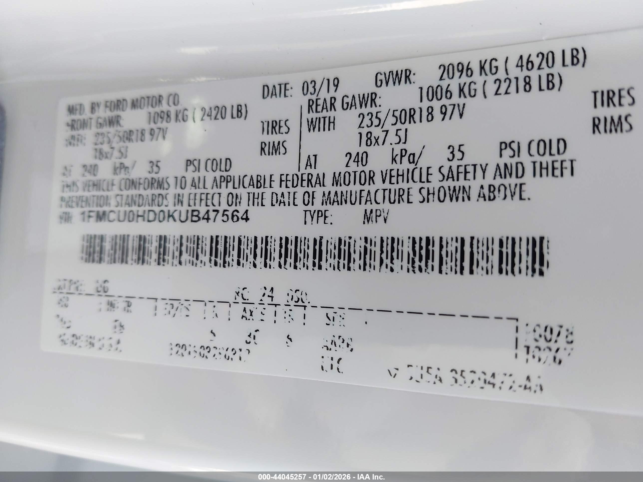 FORD ESCAPE image 9