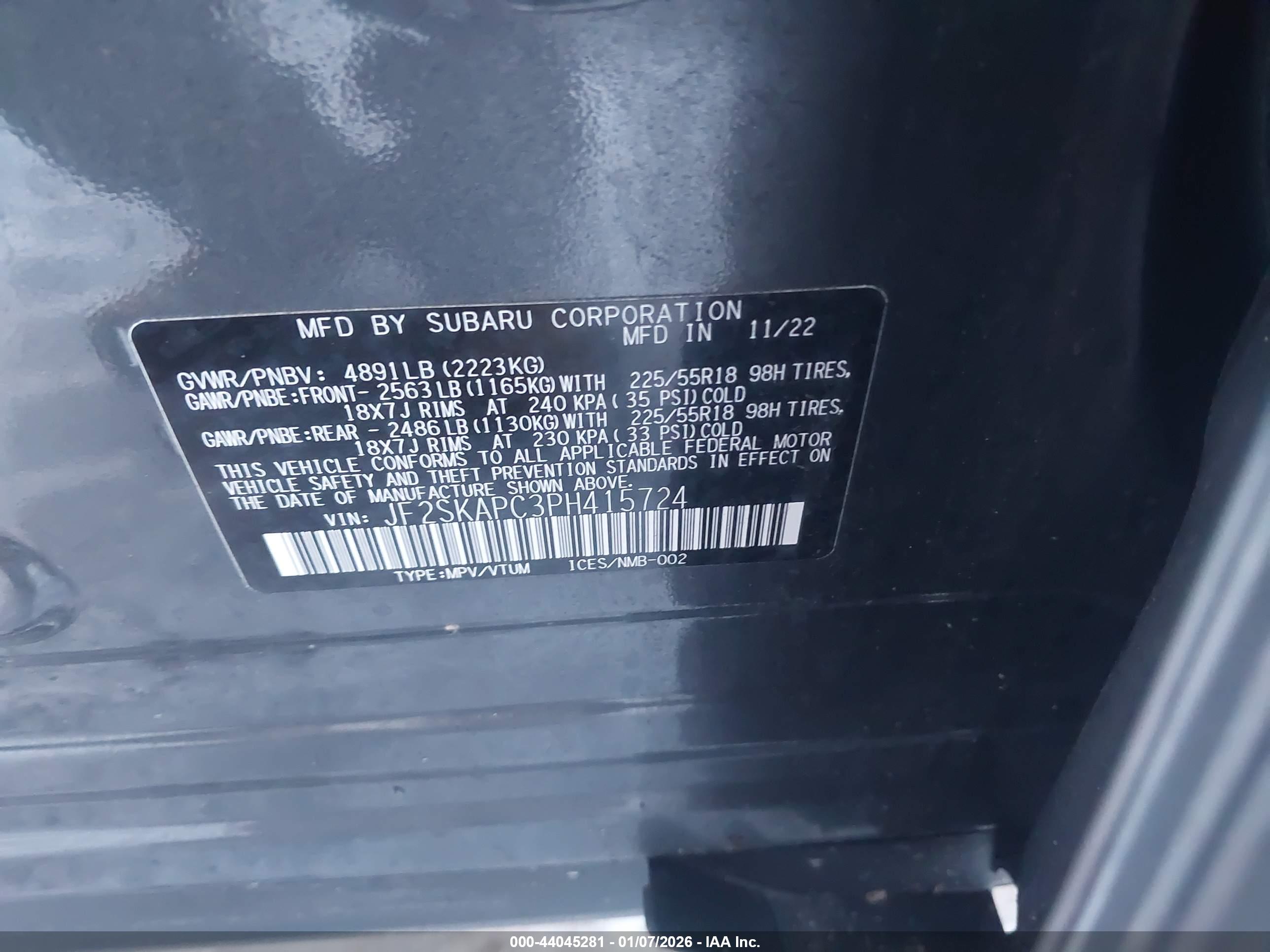 SUBARU FORESTER image 9