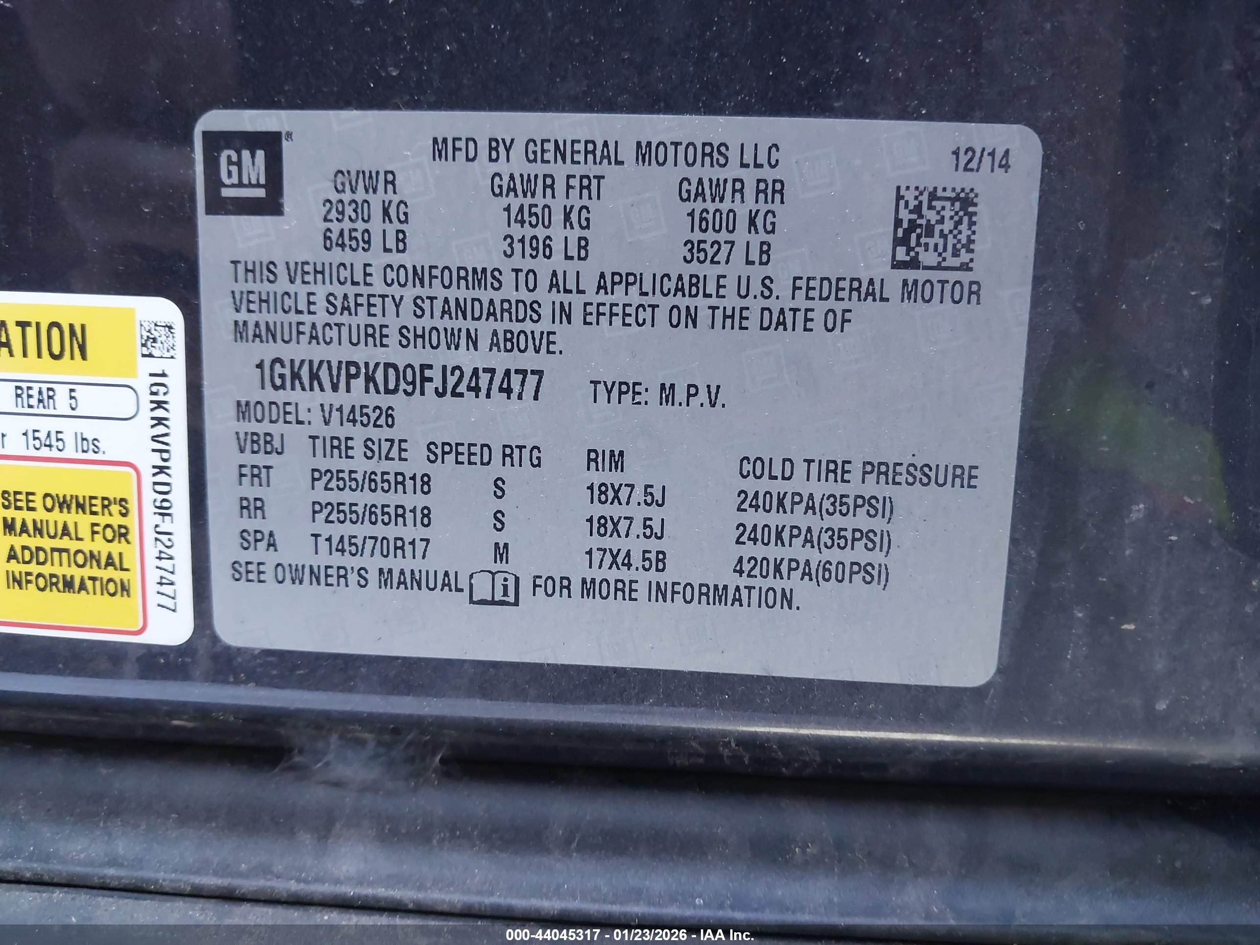 GMC ACADIA image 9