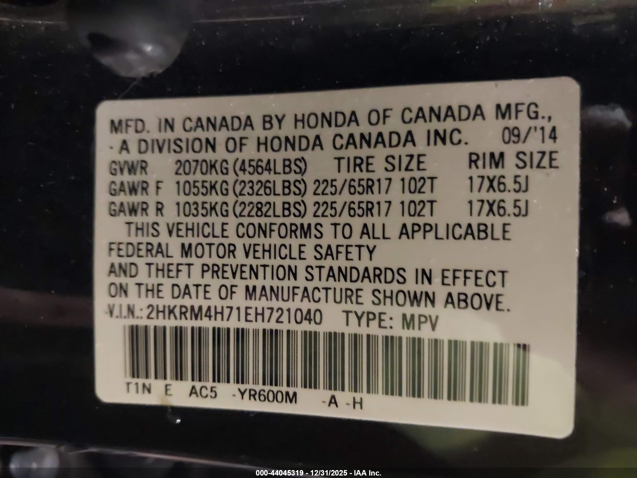 HONDA CR-V image 9