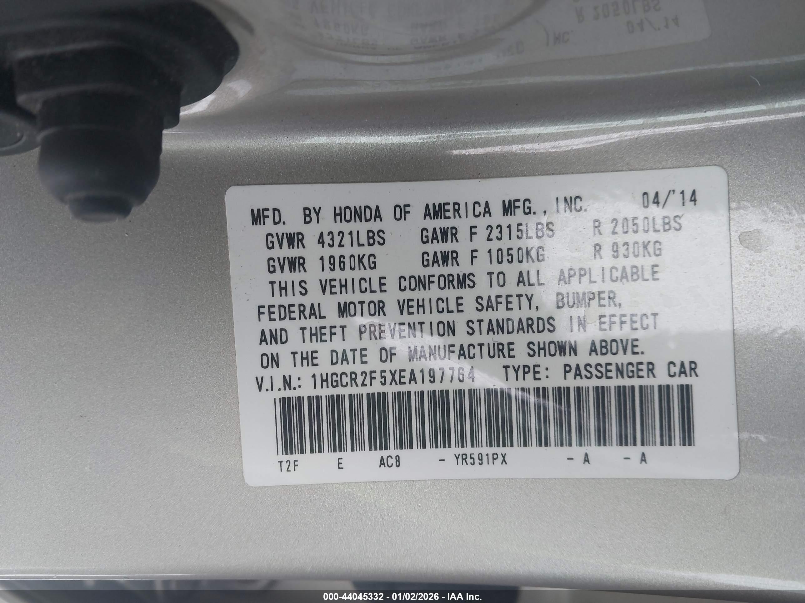 HONDA ACCORD image 9