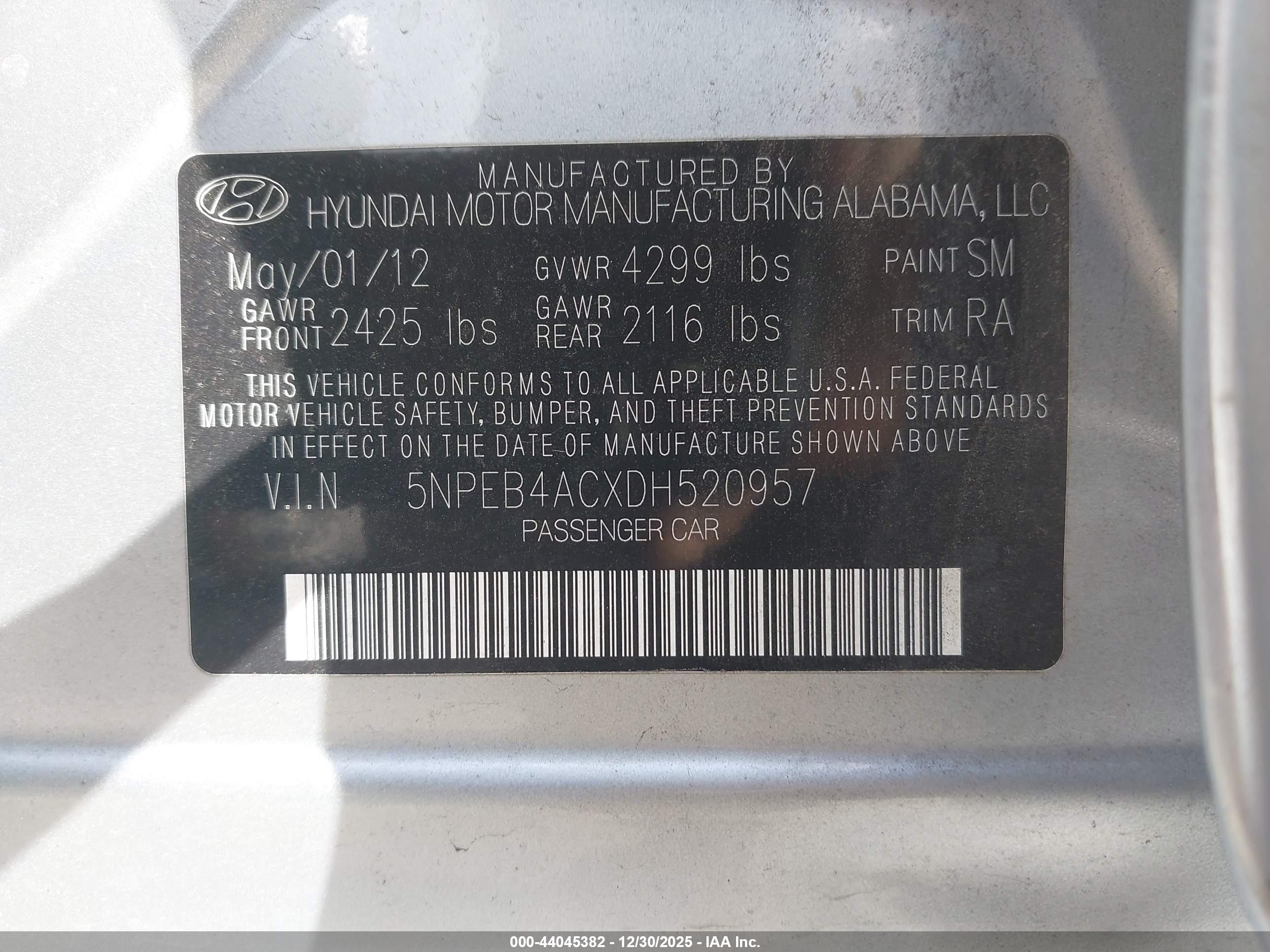 HYUNDAI SONATA image 9