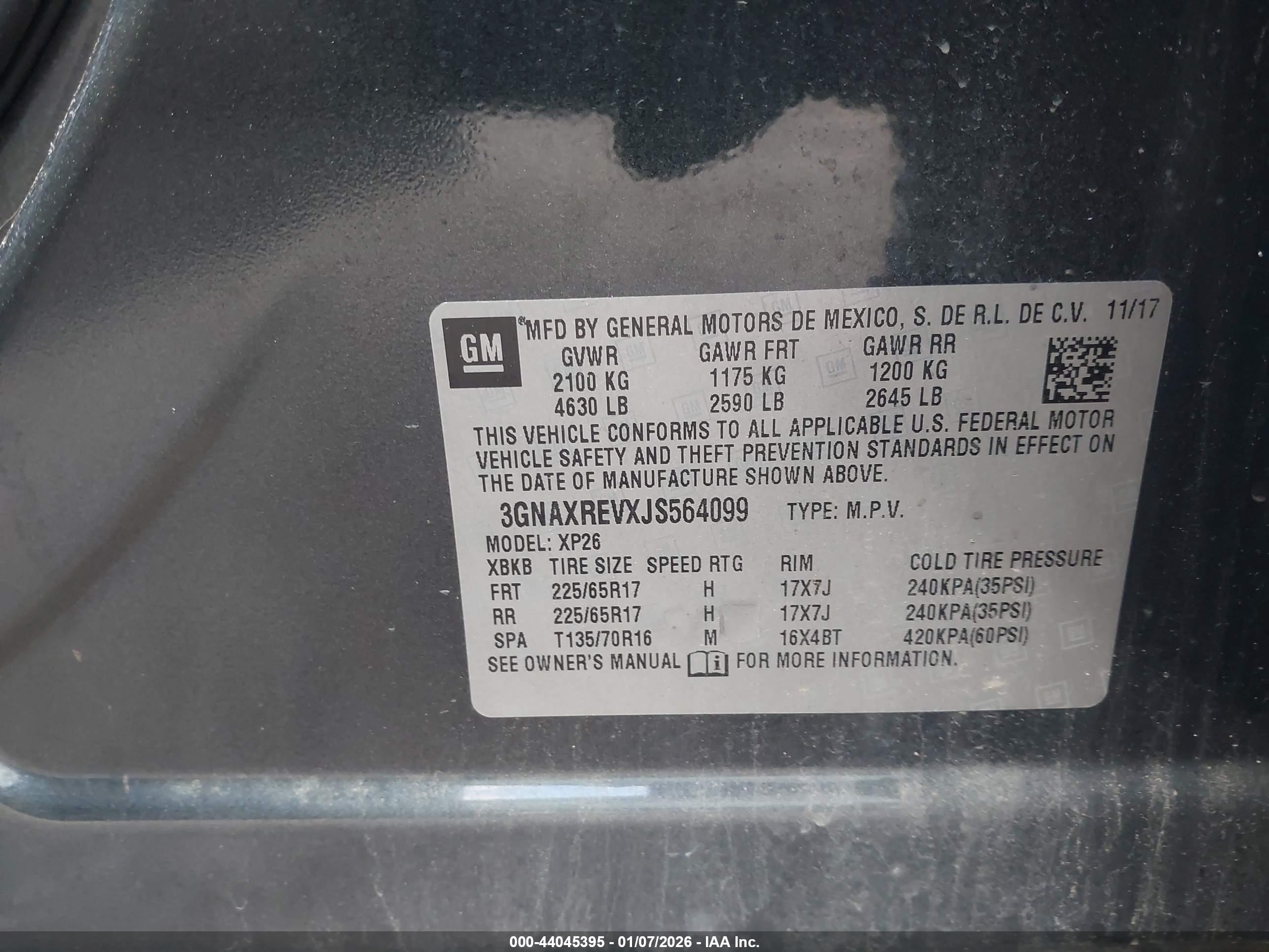 CHEVROLET EQUINOX image 9