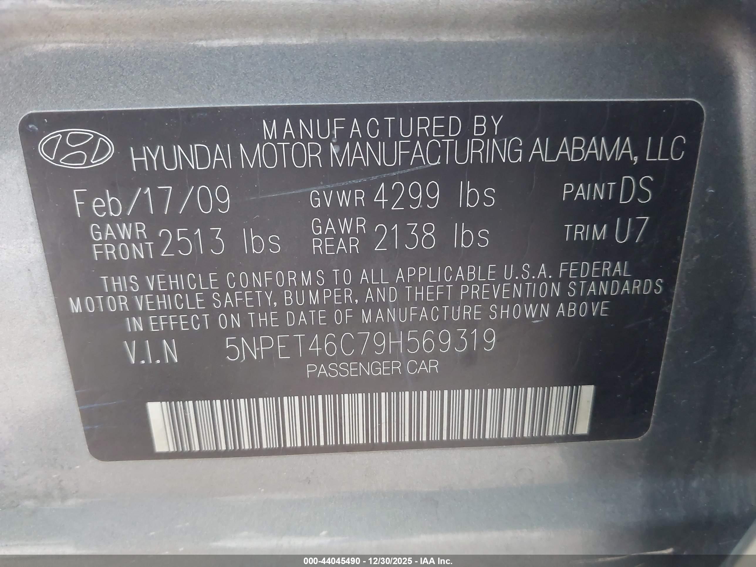 HYUNDAI SONATA image 9