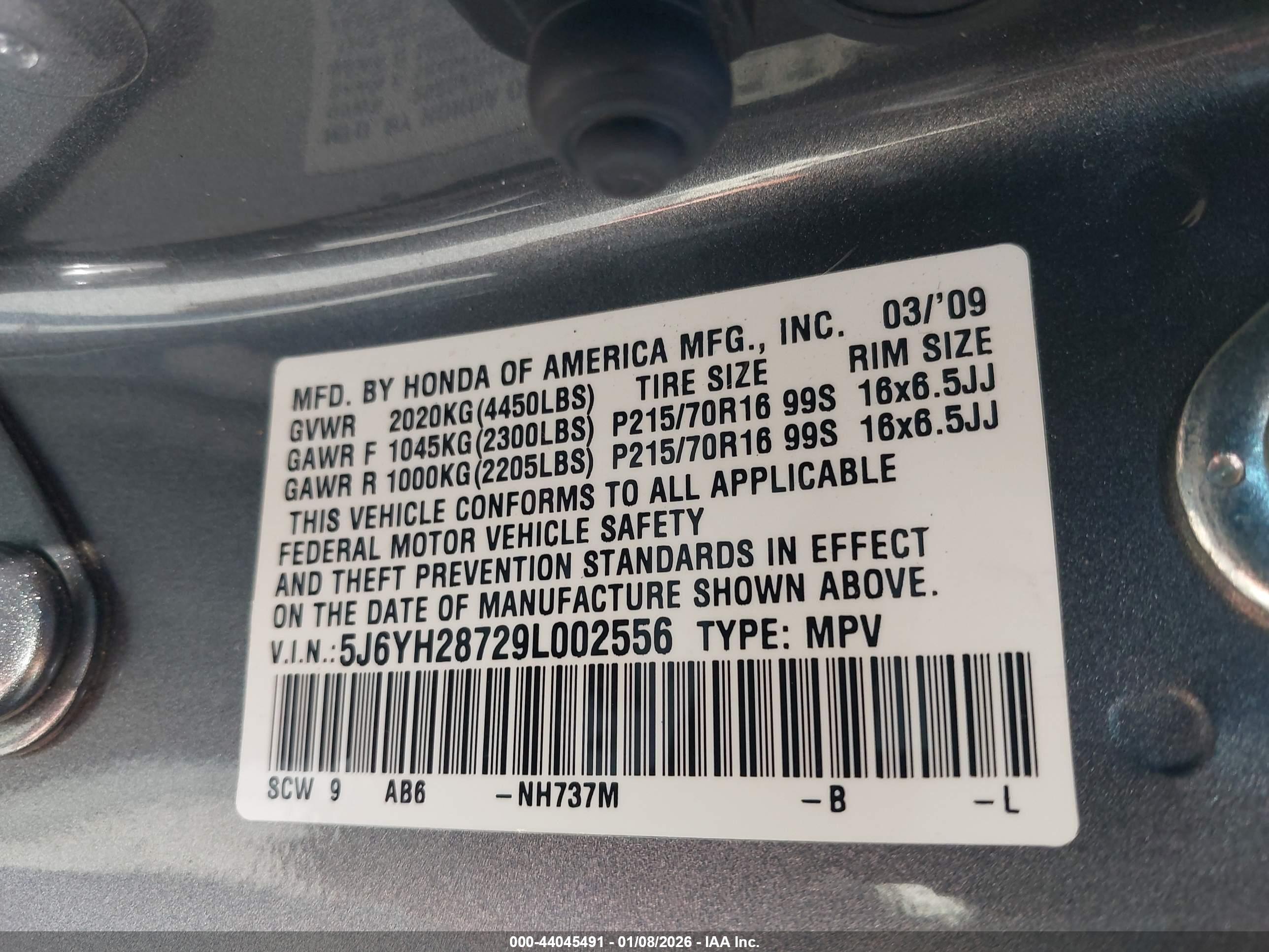 HONDA ELEMENT image 9