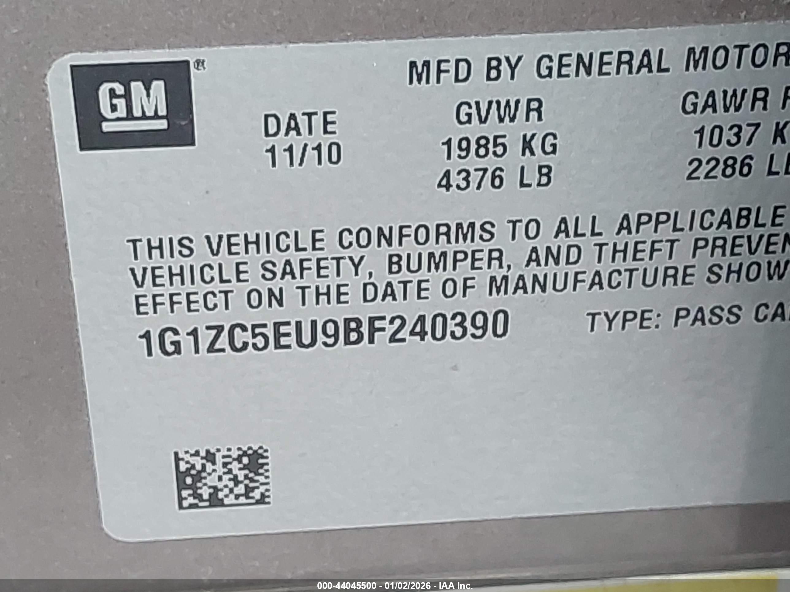 CHEVROLET MALIBU image 9