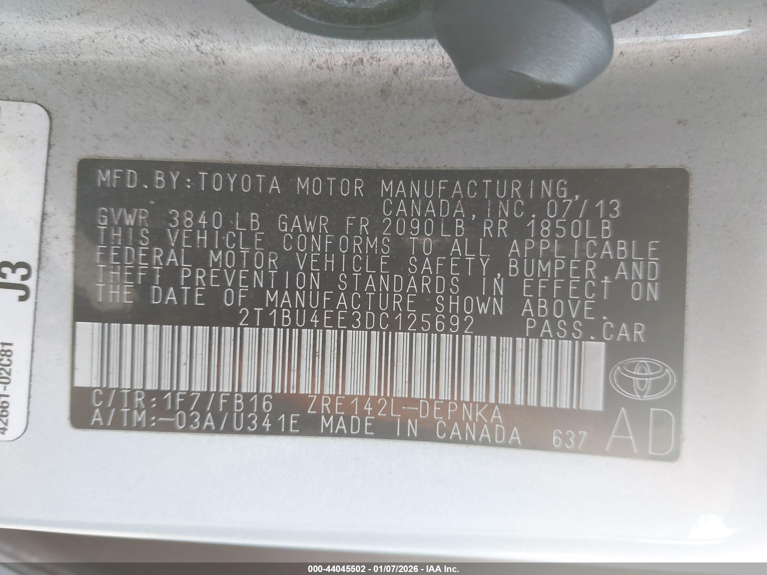 TOYOTA COROLLA image 9