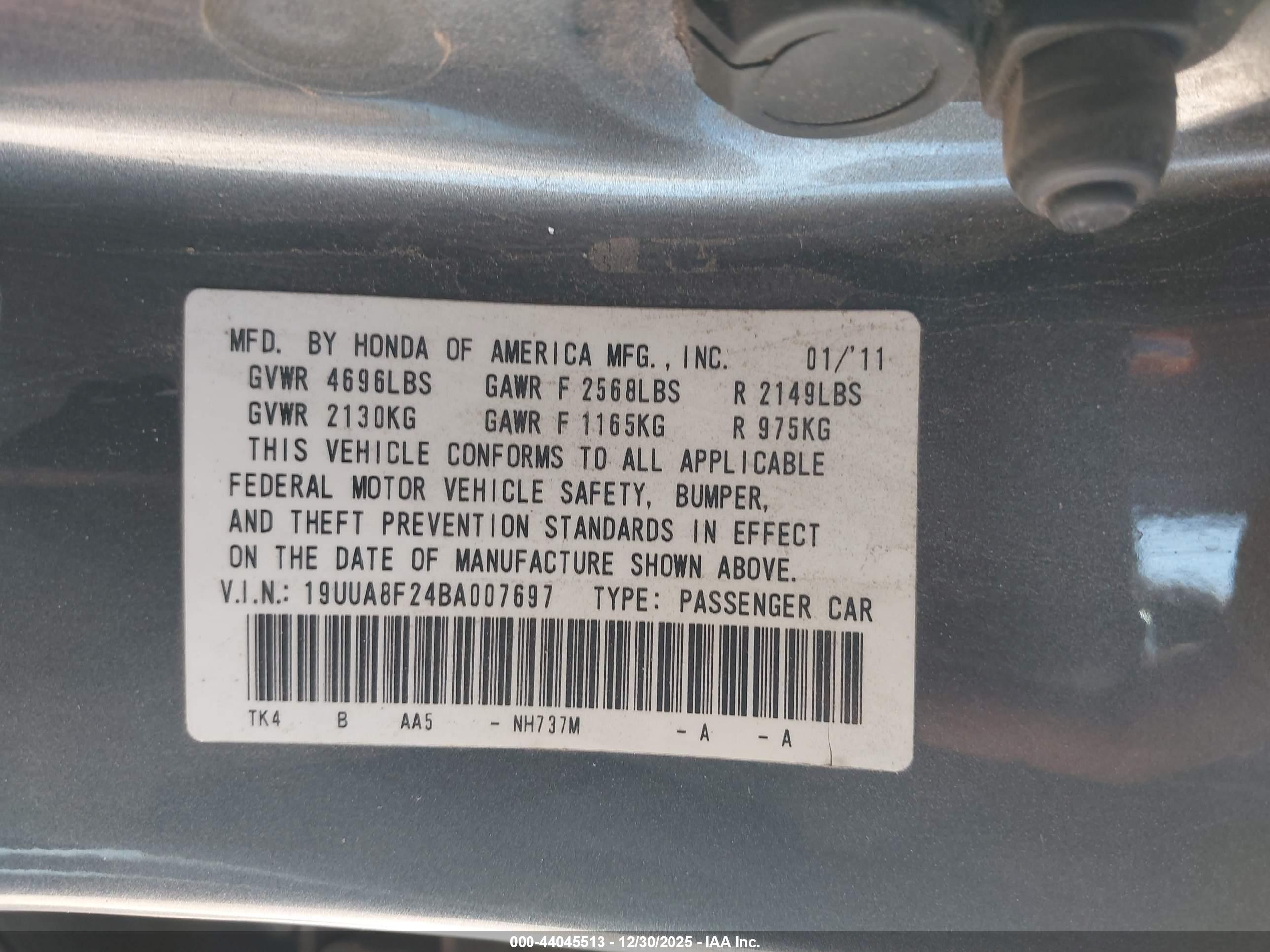 ACURA TL image 9