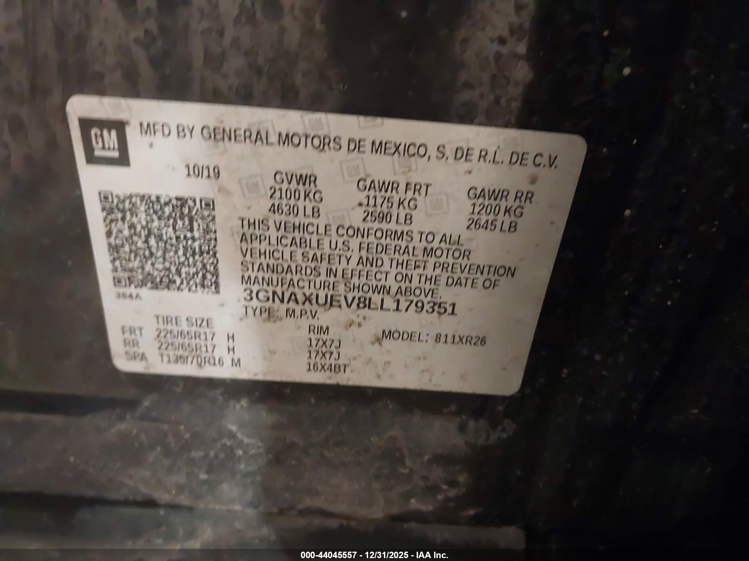 CHEVROLET EQUINOX image 9