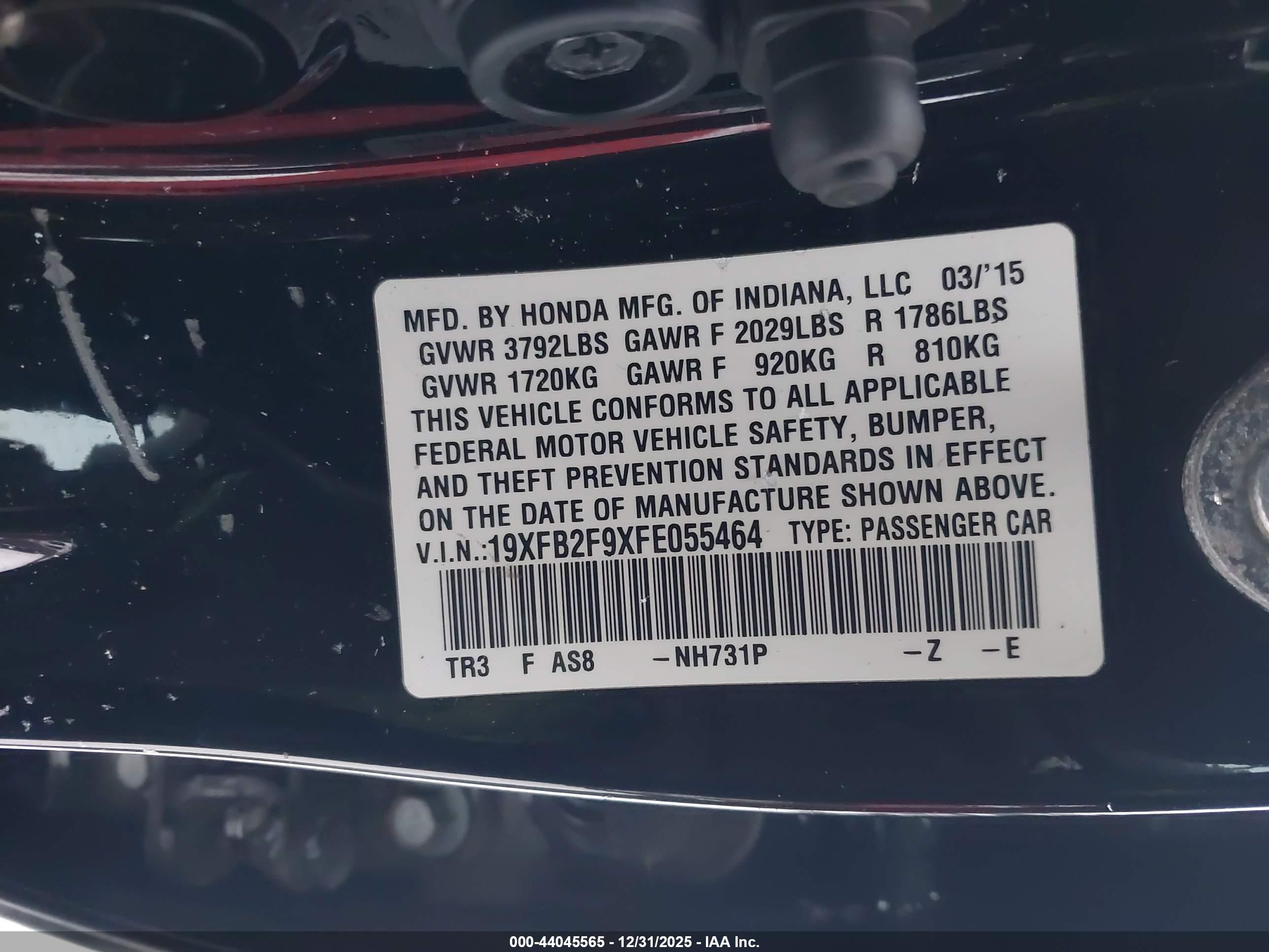 HONDA CIVIC image 9