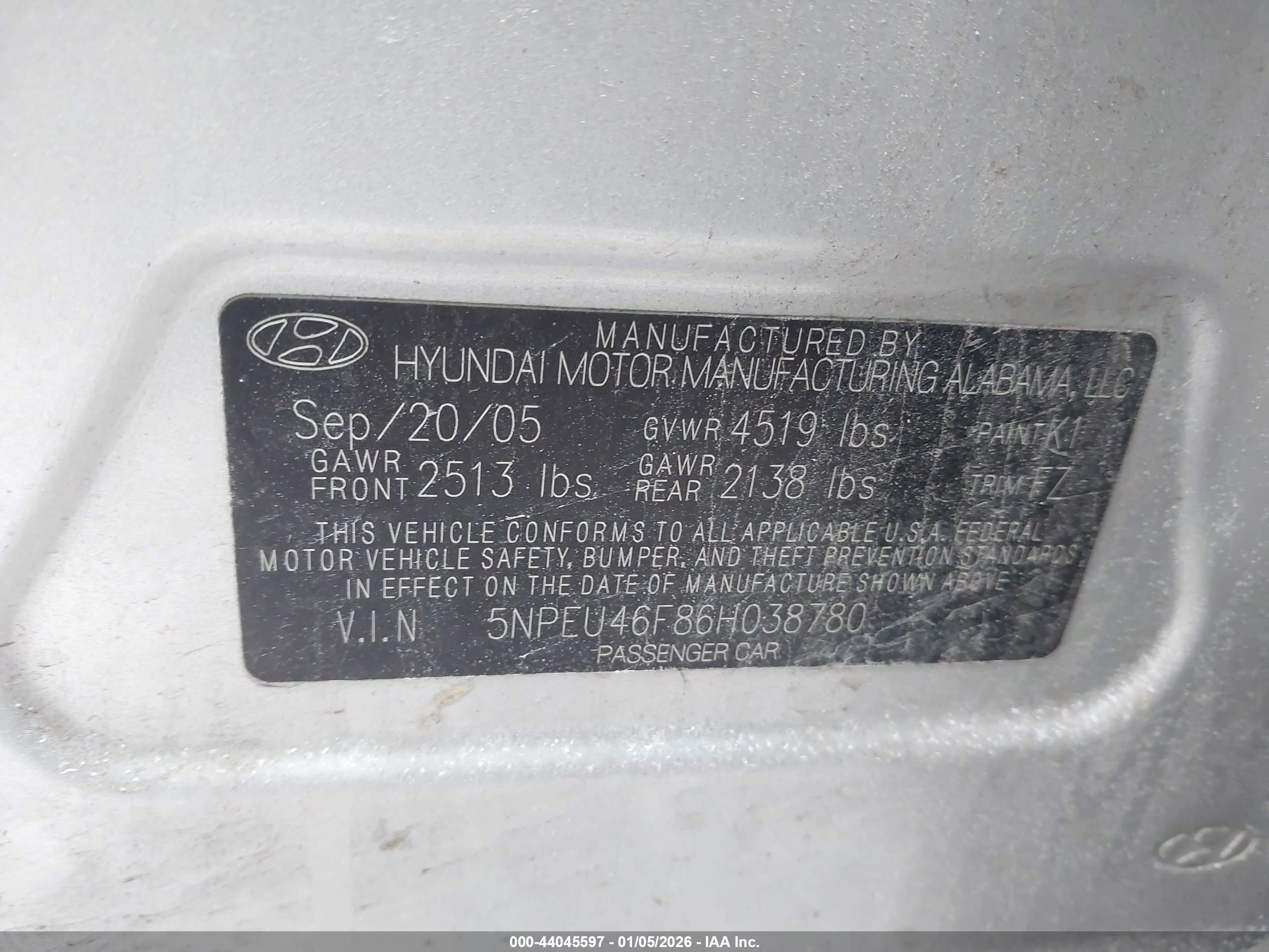 HYUNDAI SONATA image 9