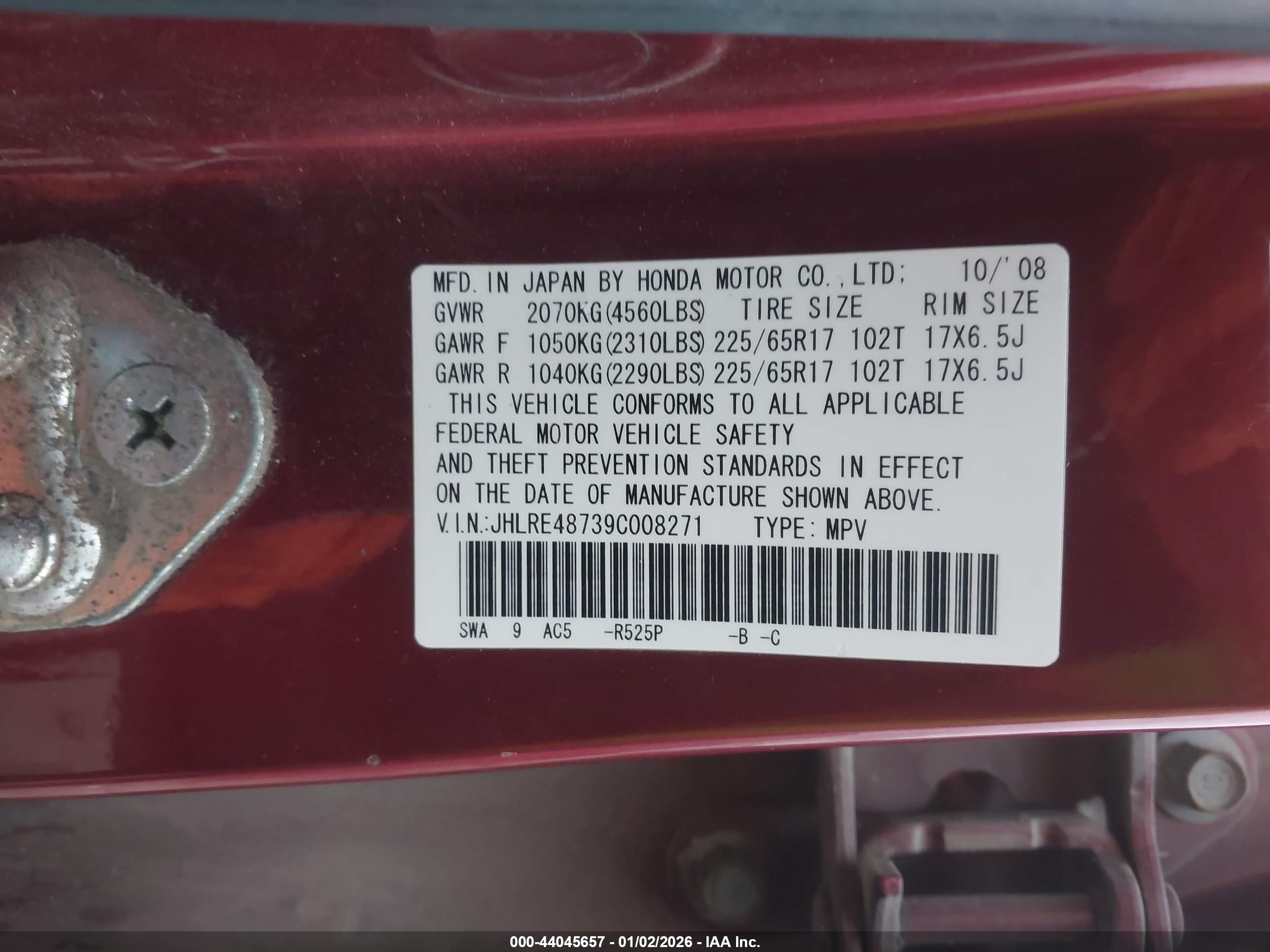 HONDA CR-V image 9