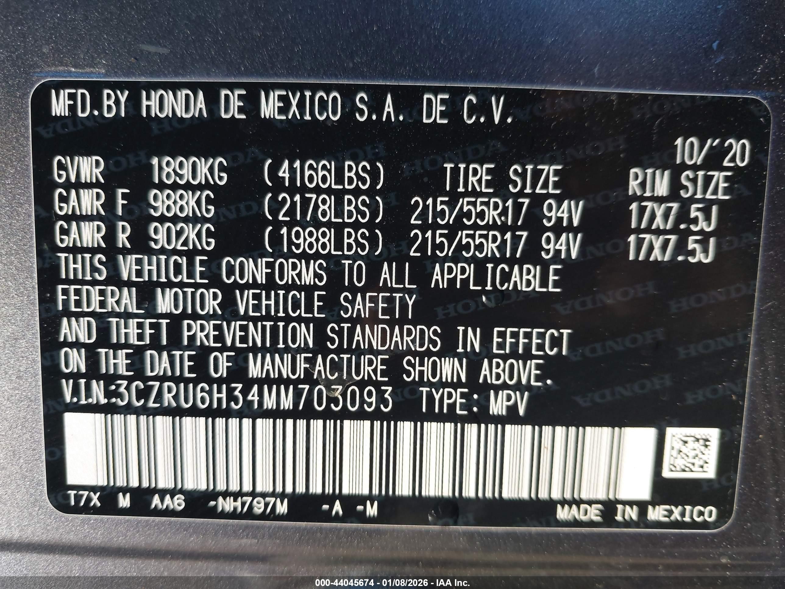 HONDA HR-V image 9