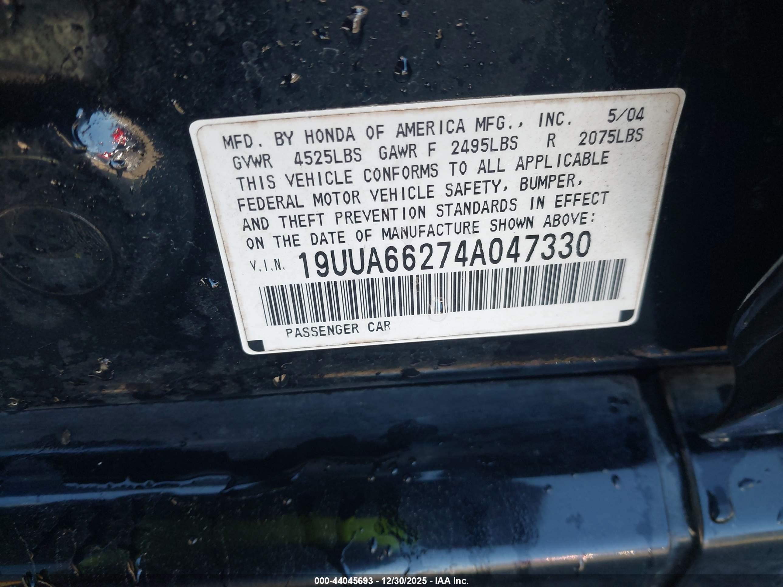 ACURA TL image 9